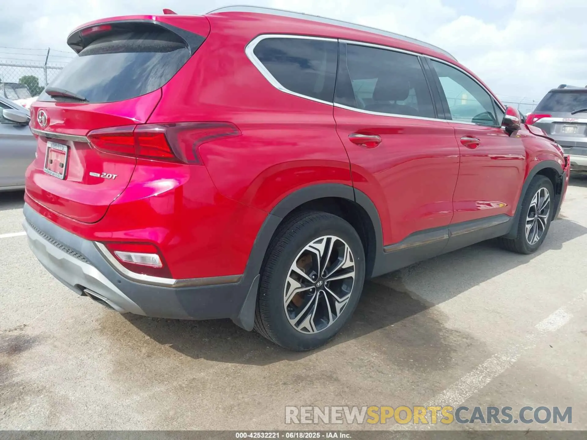 4 fotografías del automóvil dañado 5NMS5CAA1LH276131 HYUNDAI SANTA FE 2020