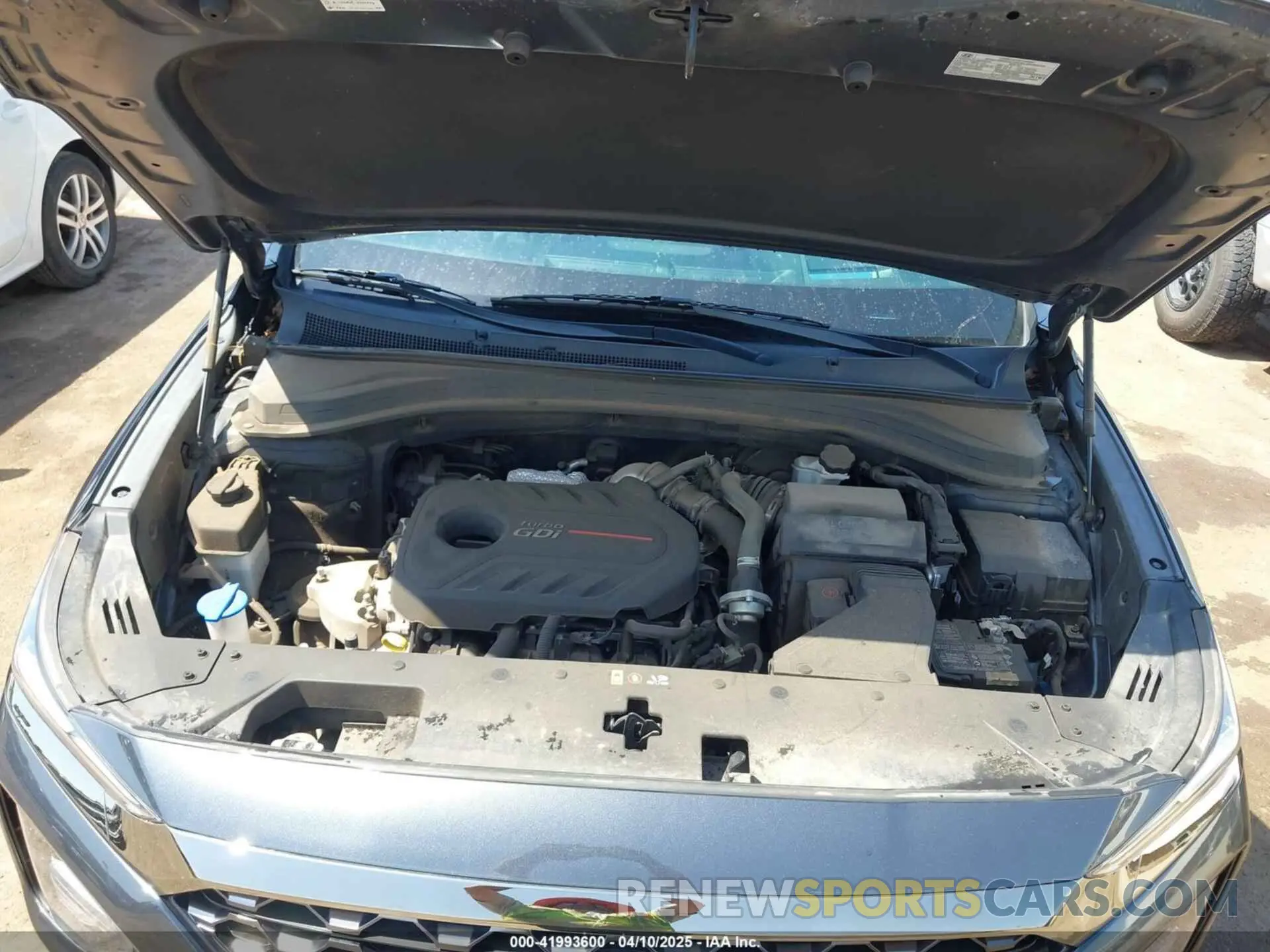 10 fotografías del automóvil dañado 5NMS5CAA9LH291668 HYUNDAI SANTA FE 2020