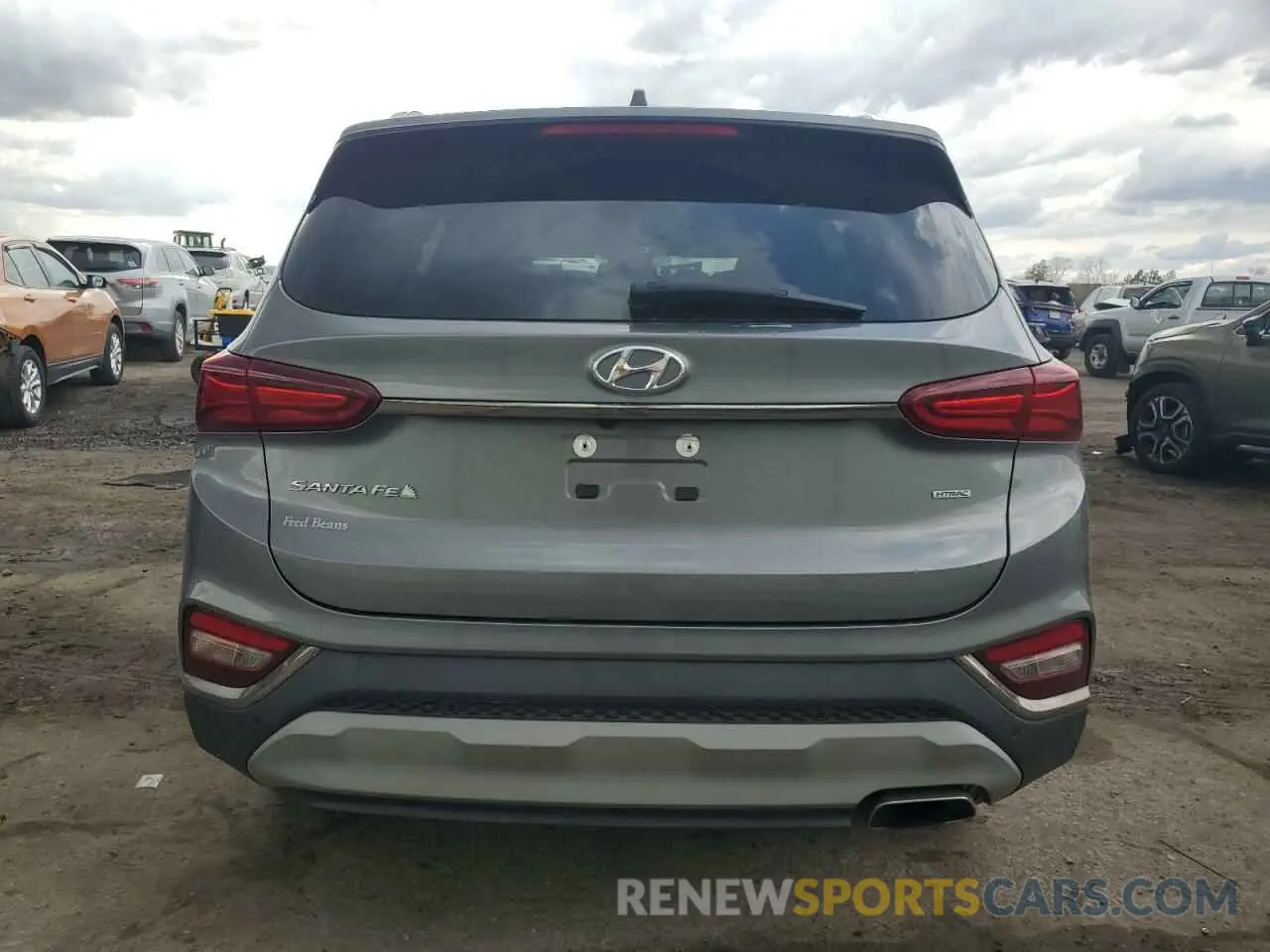 6 fotografías del automóvil dañado 5NMS5CAD0LH142401 HYUNDAI SANTA FE 2020