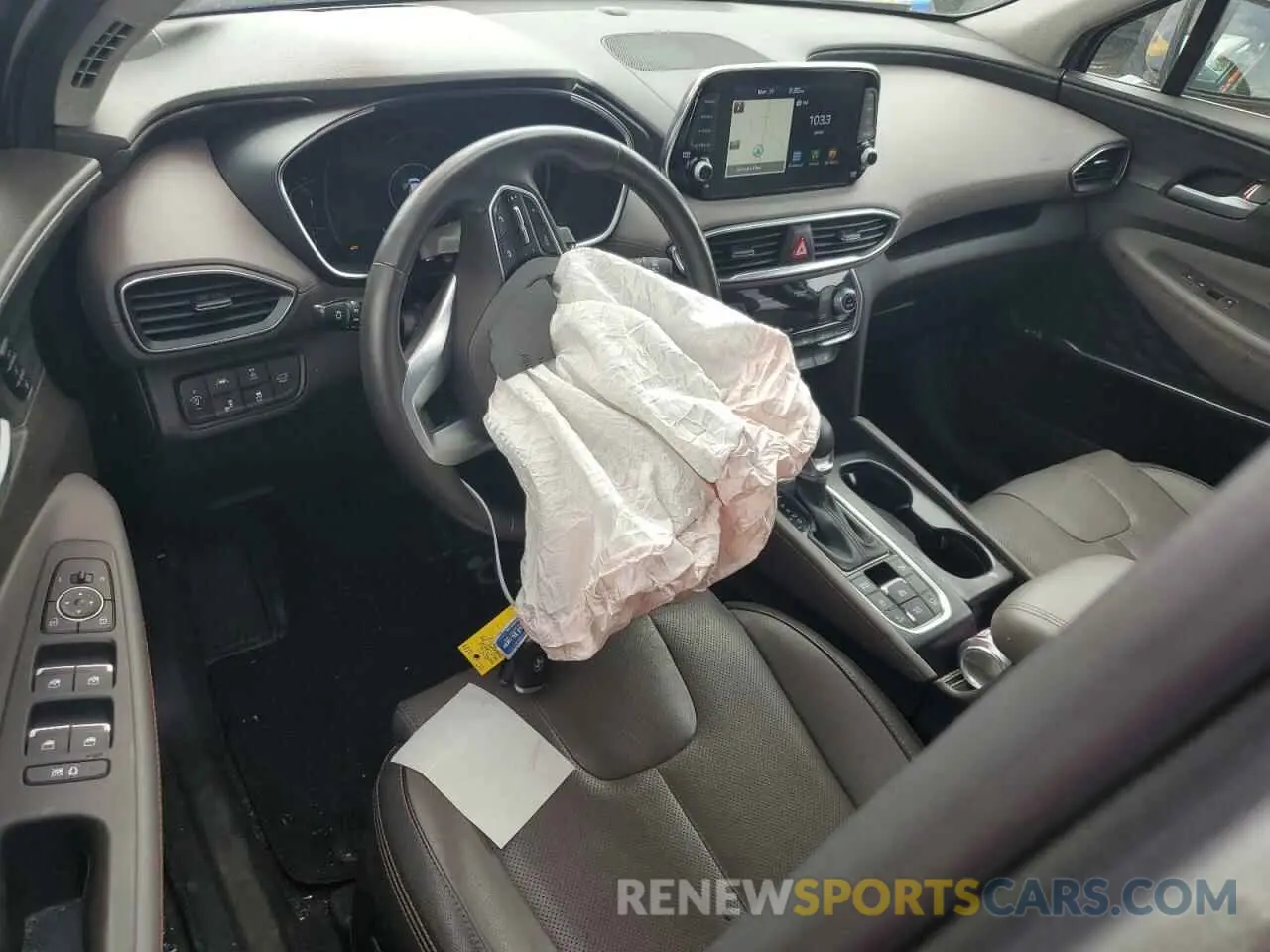 8 fotografías del automóvil dañado 5NMS5CAD0LH142401 HYUNDAI SANTA FE 2020