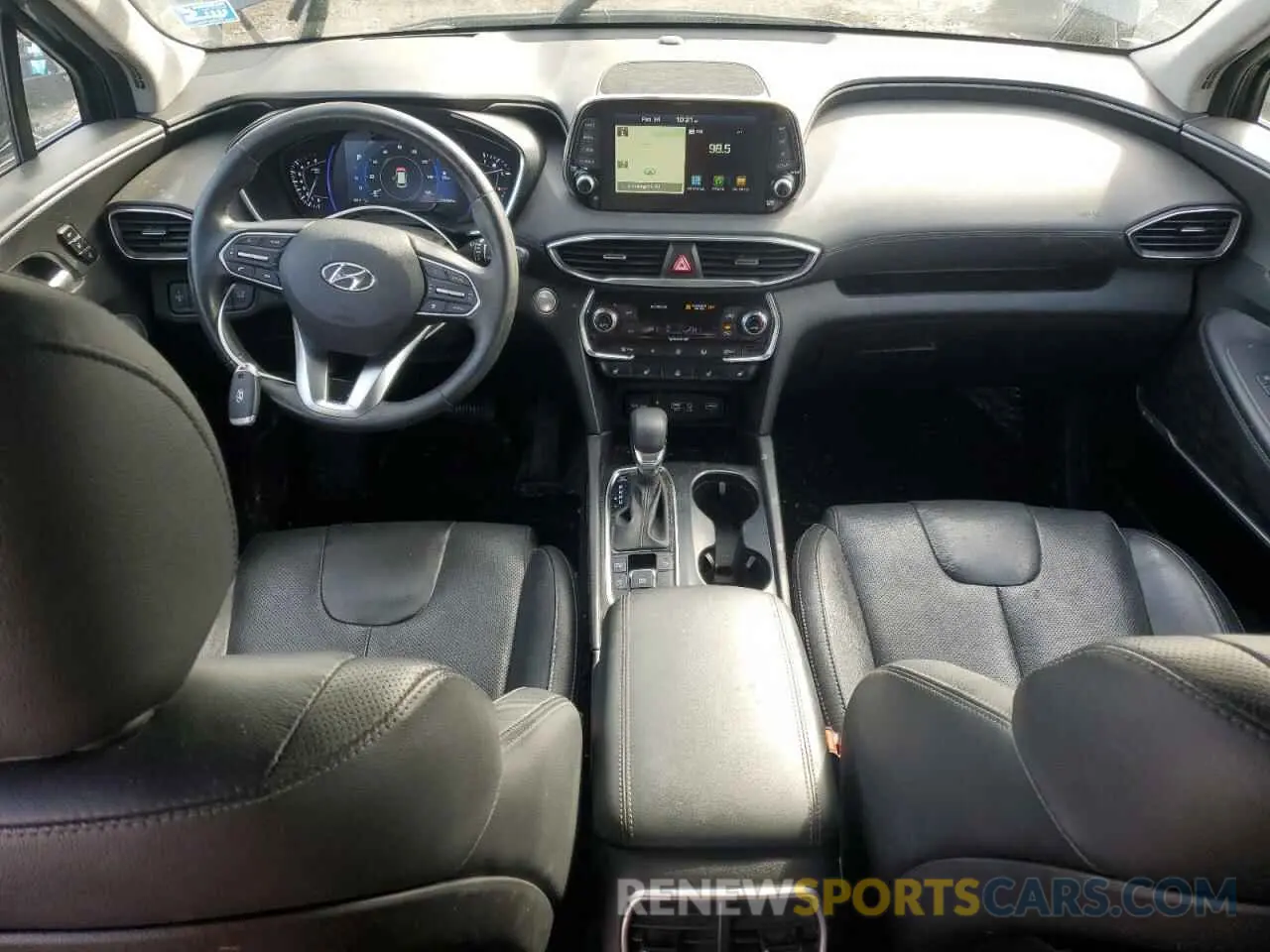 8 fotografías del automóvil dañado 5NMS5CAD1LH201035 HYUNDAI SANTA FE 2020