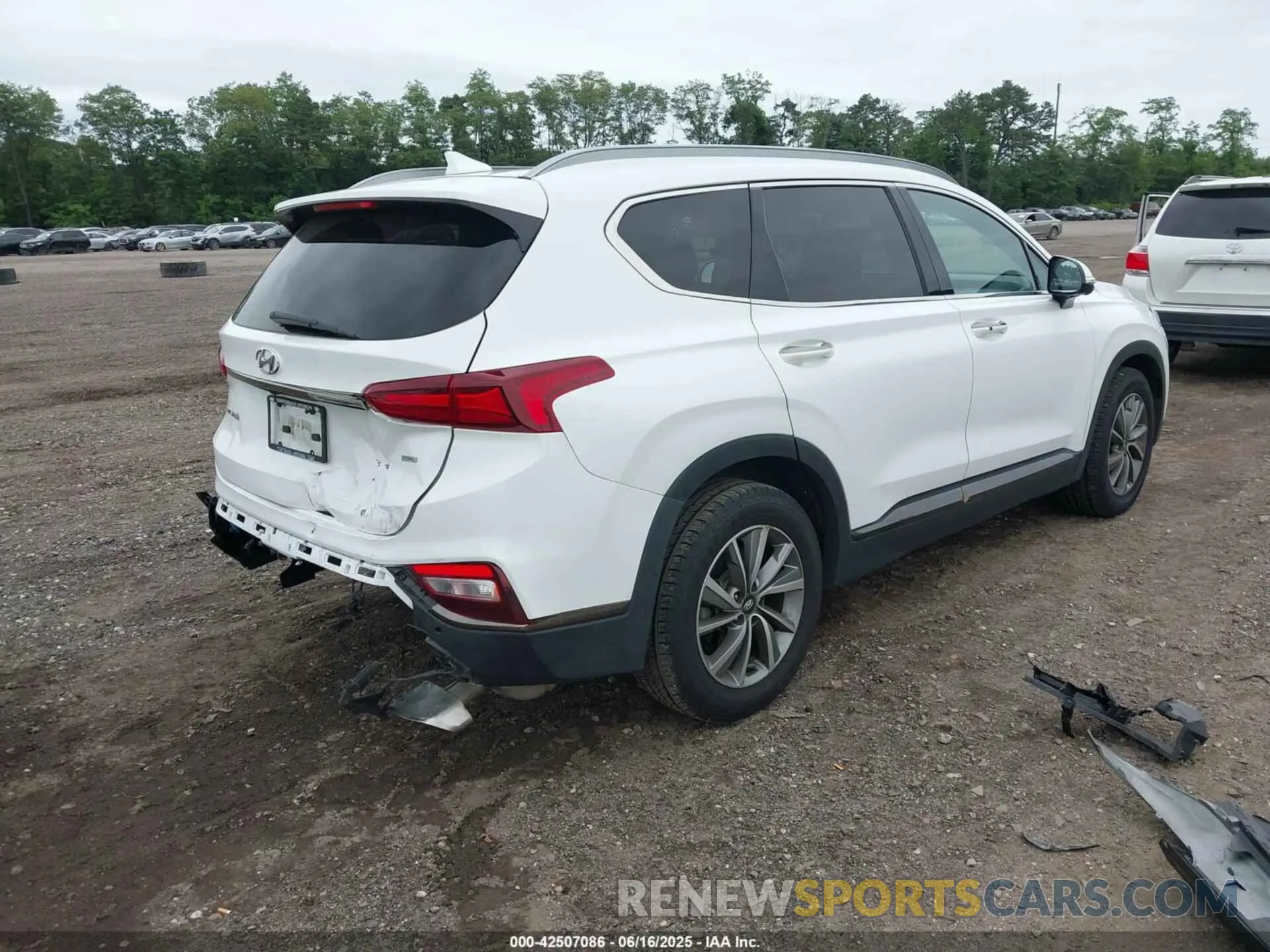 4 fotografías del automóvil dañado 5NMS5CAD4LH207587 HYUNDAI SANTA FE 2020