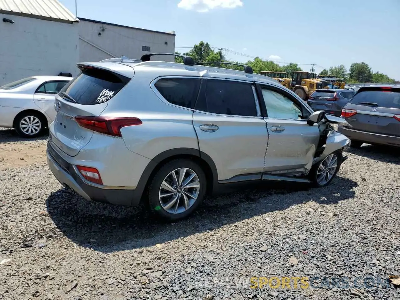 3 fotografías del automóvil dañado 5NMS5CAD4LH268972 HYUNDAI SANTA FE 2020