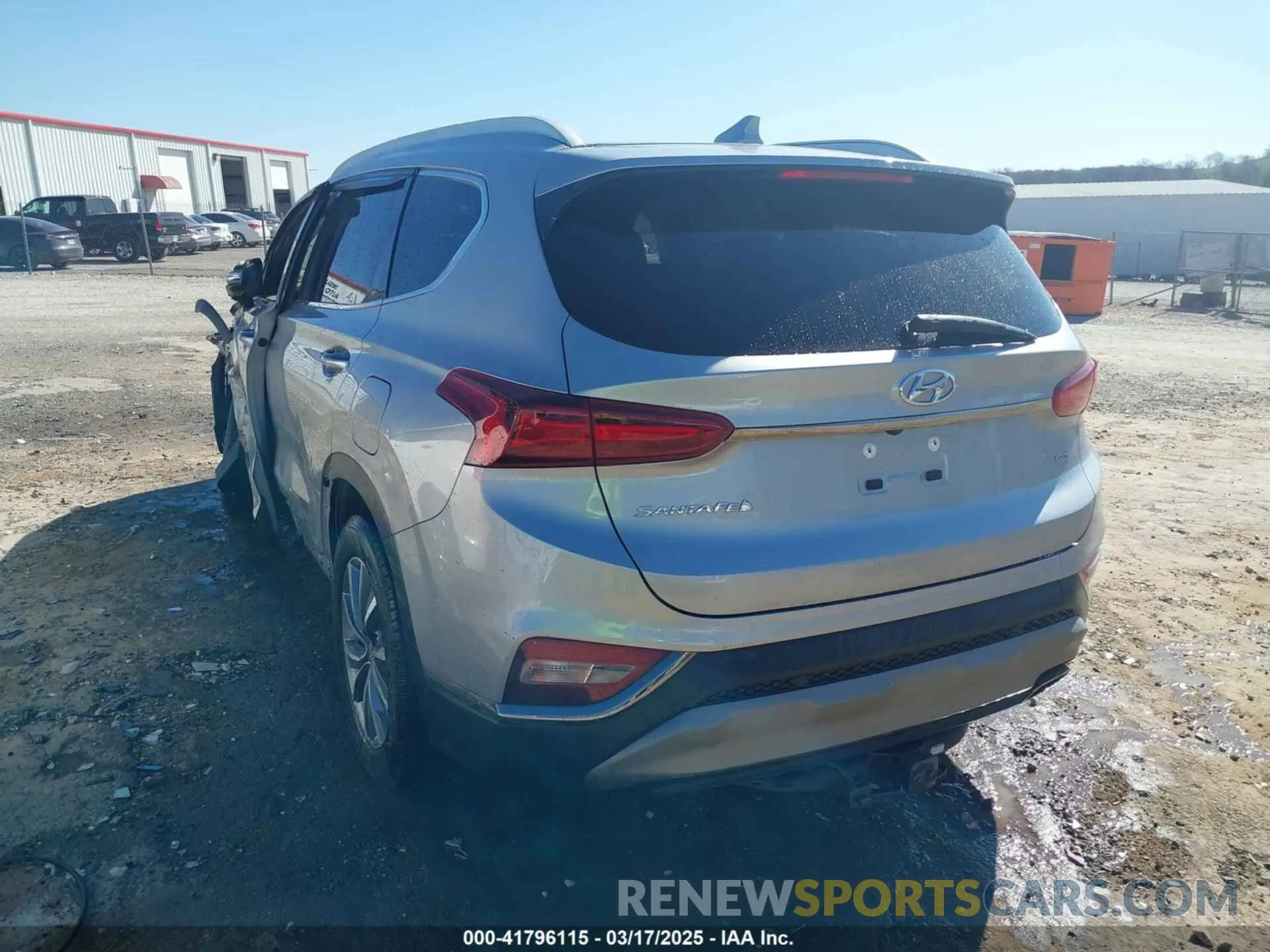 3 fotografías del automóvil dañado 5NMS5CAD6LH304340 HYUNDAI SANTA FE 2020