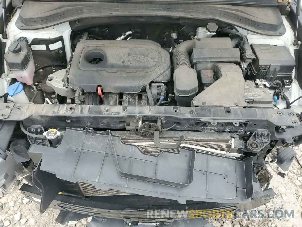 12 fotografías del automóvil dañado 5NMS5CAD7LH297771 HYUNDAI SANTA FE 2020