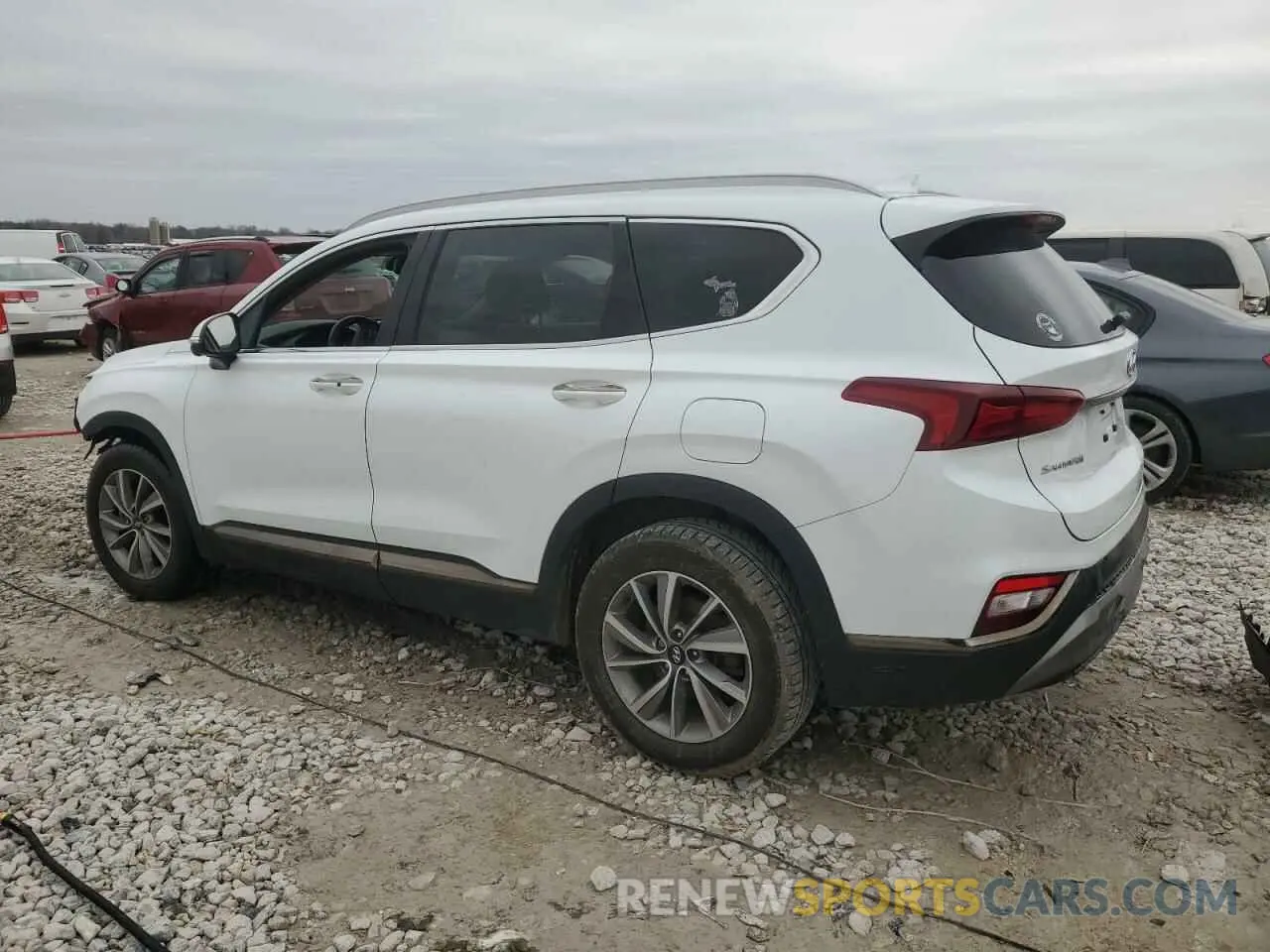 2 fotografías del automóvil dañado 5NMS5CAD7LH297771 HYUNDAI SANTA FE 2020