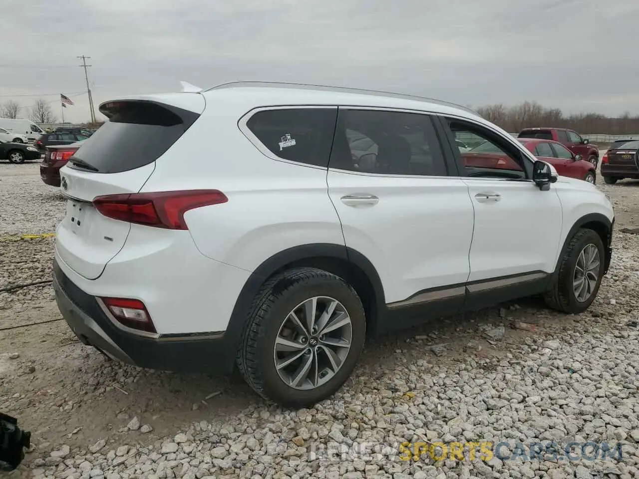 3 fotografías del automóvil dañado 5NMS5CAD7LH297771 HYUNDAI SANTA FE 2020