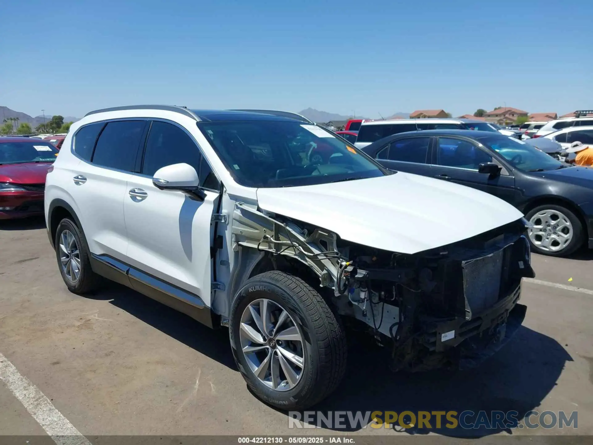 1 fotografías del automóvil dañado 5NMS5CAD8LH209374 HYUNDAI SANTA FE 2020