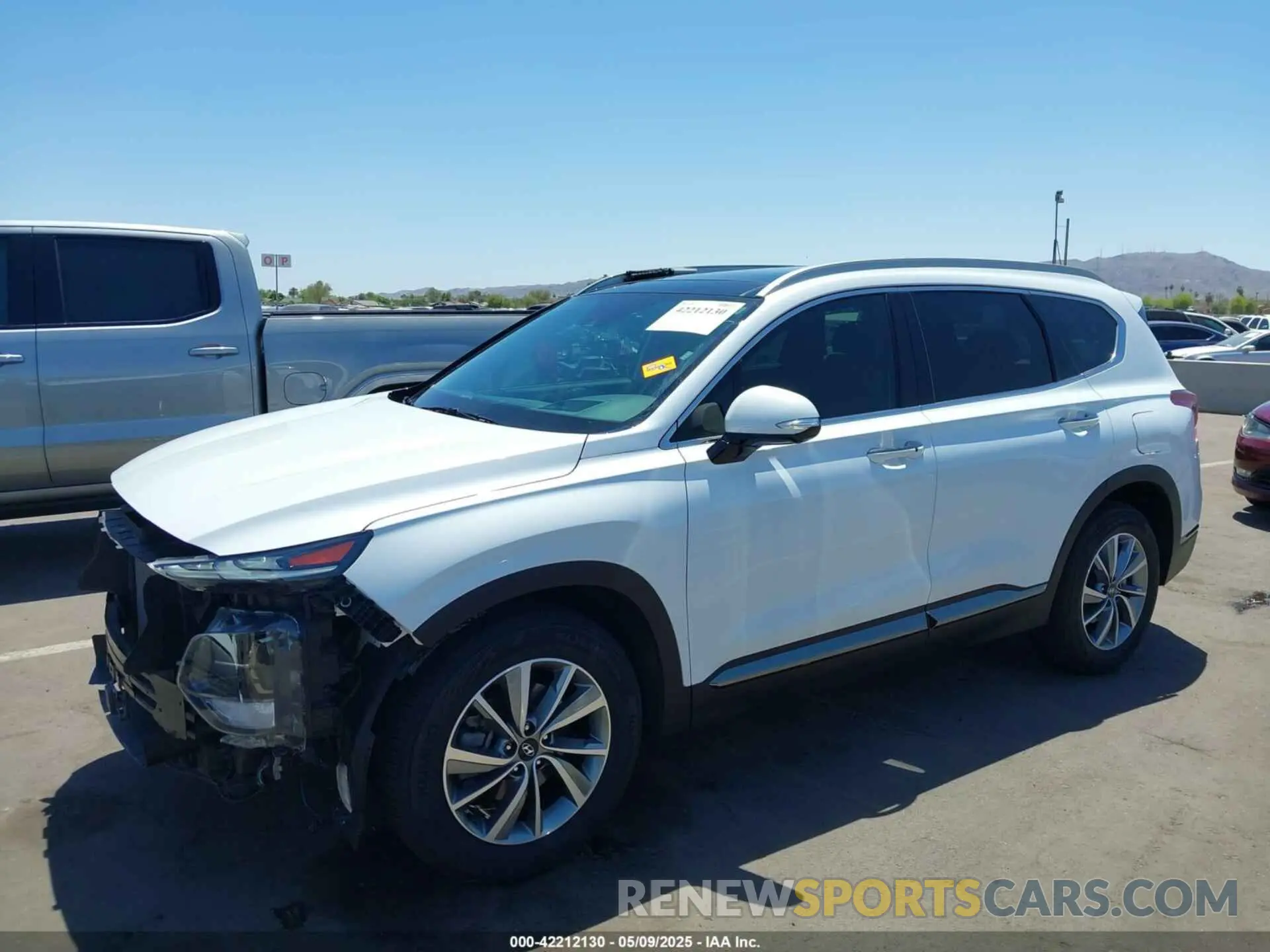 2 fotografías del automóvil dañado 5NMS5CAD8LH209374 HYUNDAI SANTA FE 2020