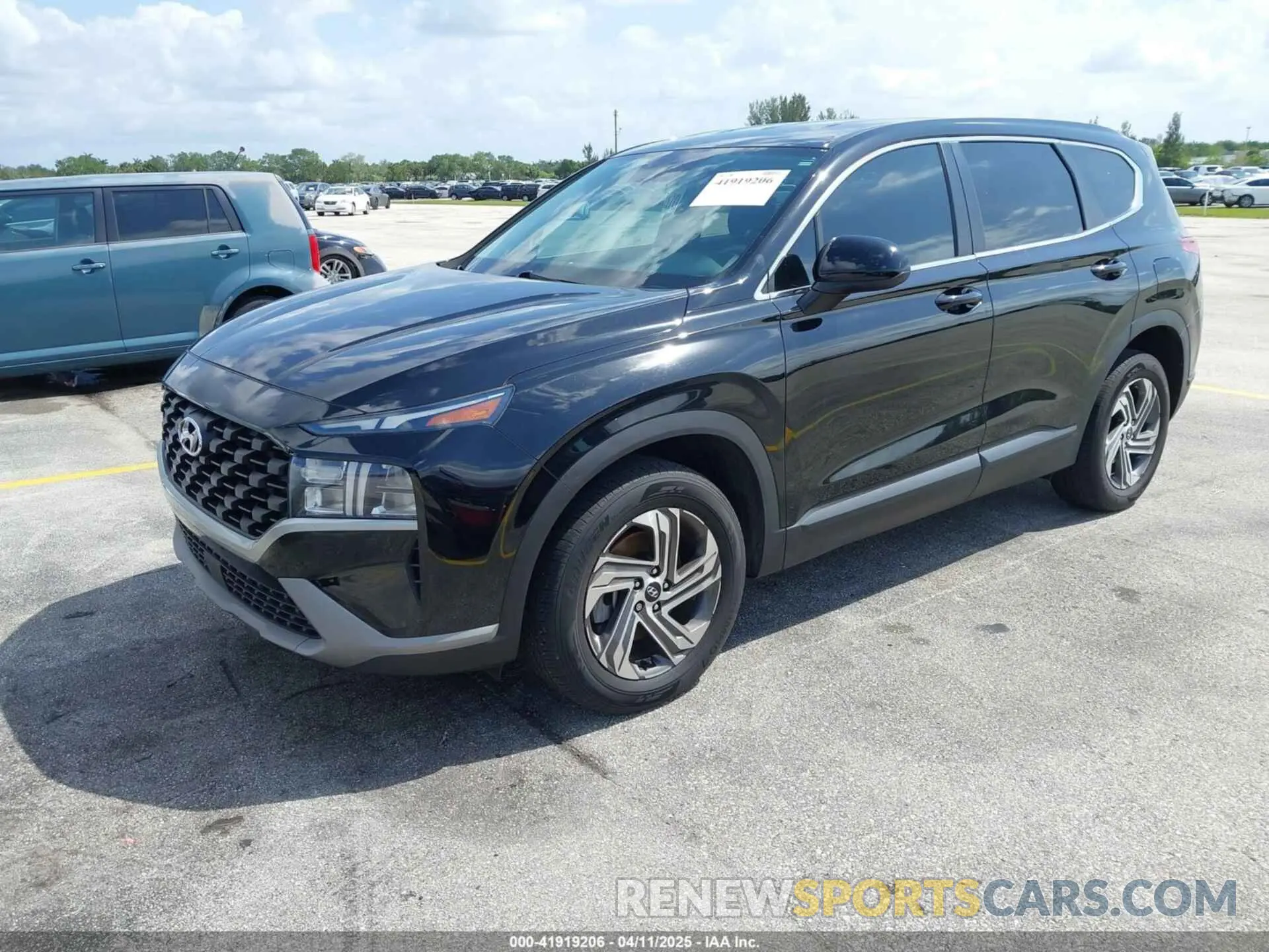 2 fotografías del automóvil dañado 5NMS14AJ0MH309235 HYUNDAI SANTA FE 2021