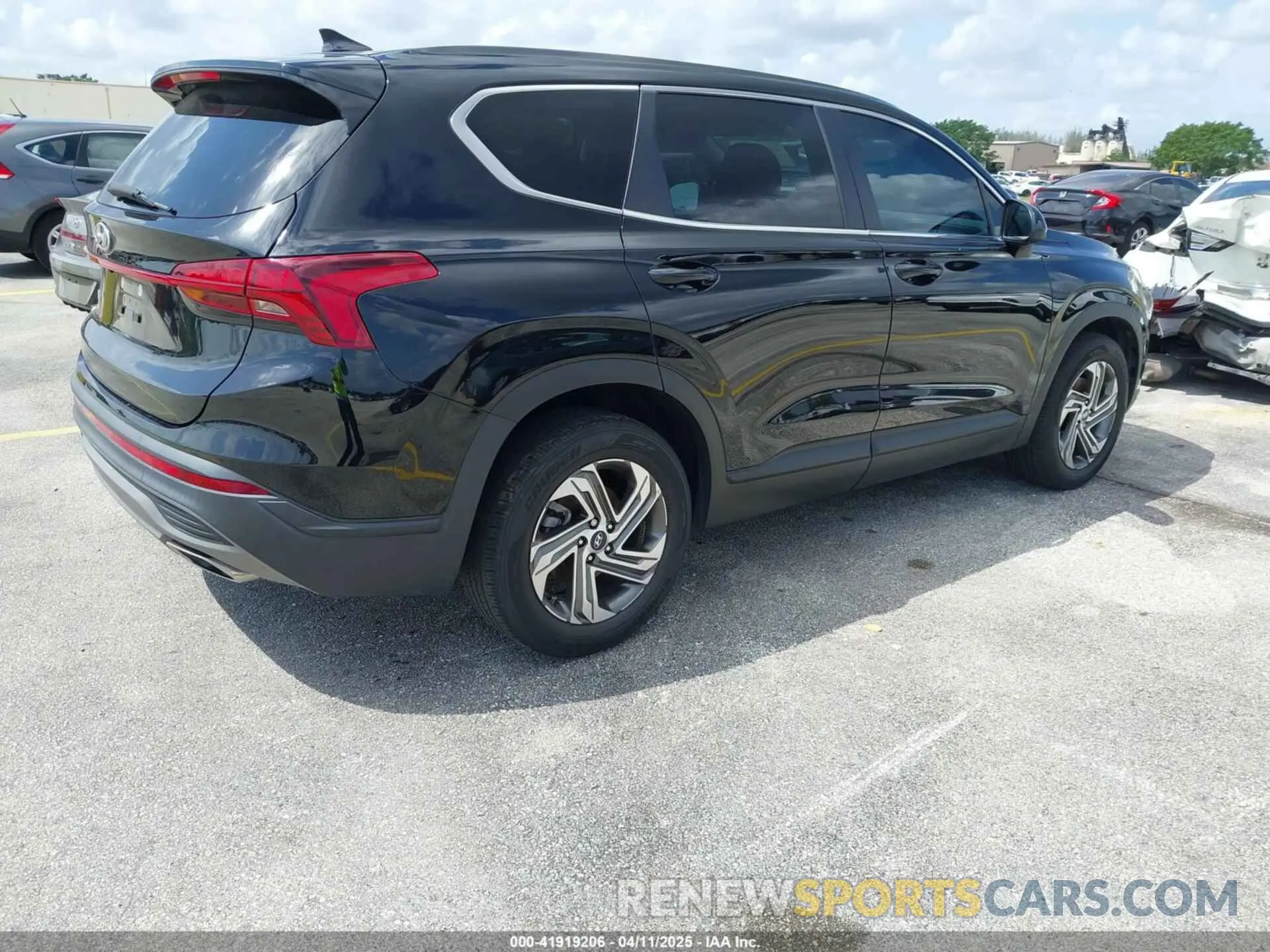 4 fotografías del automóvil dañado 5NMS14AJ0MH309235 HYUNDAI SANTA FE 2021