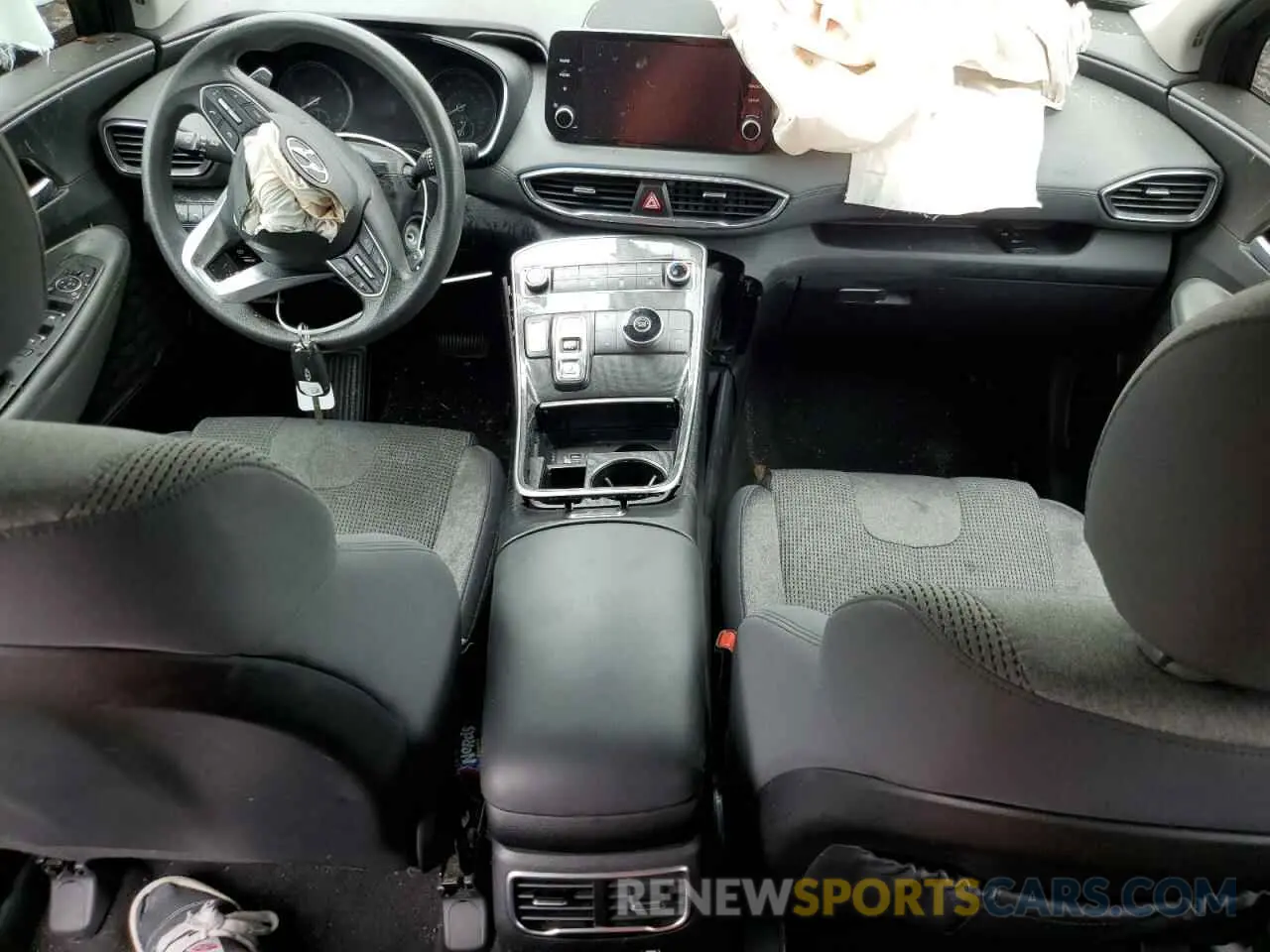 8 fotografías del automóvil dañado 5NMS14AJ0MH334653 HYUNDAI SANTA FE 2021