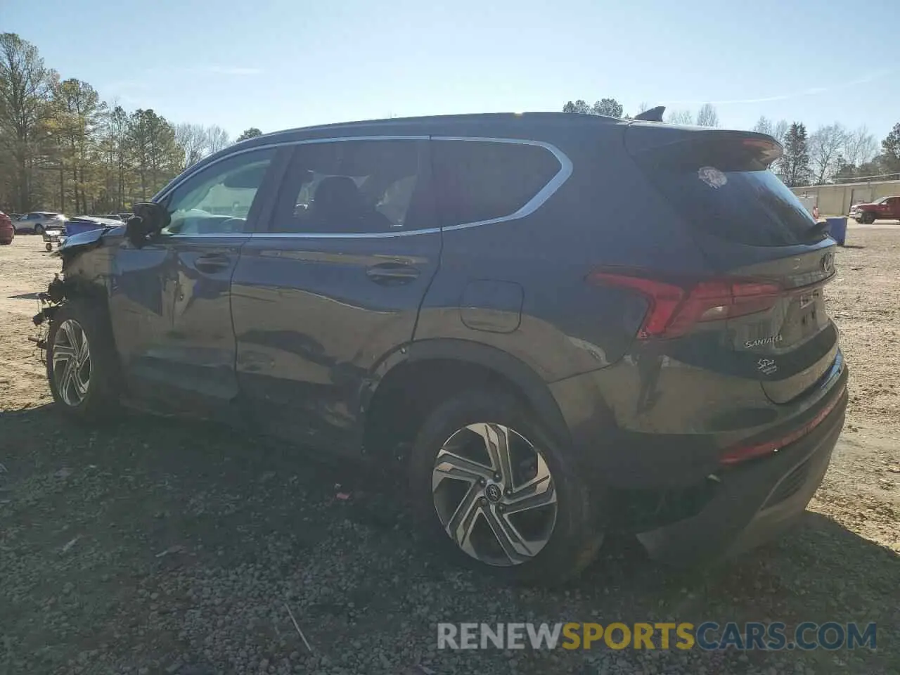 2 fotografías del automóvil dañado 5NMS14AJ2MH320804 HYUNDAI SANTA FE 2021