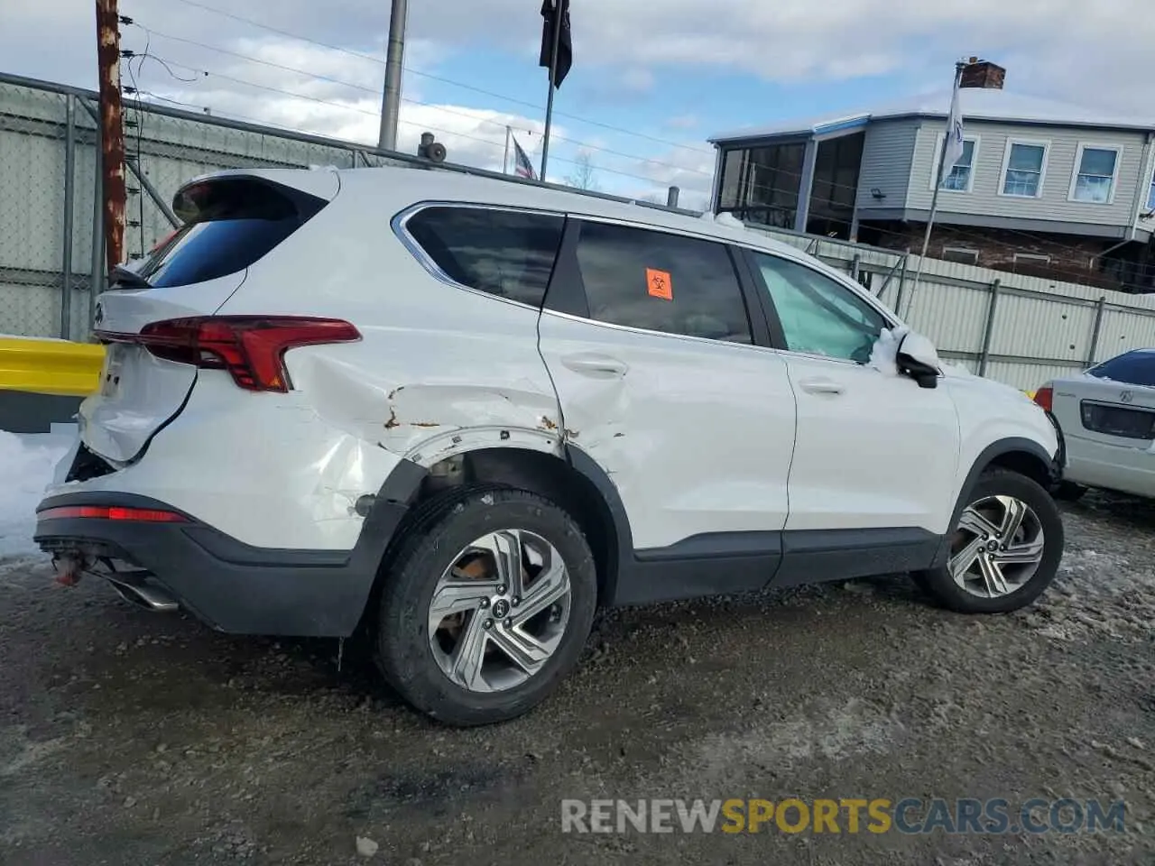 3 fotografías del automóvil dañado 5NMS14AJ2MH329759 HYUNDAI SANTA FE 2021