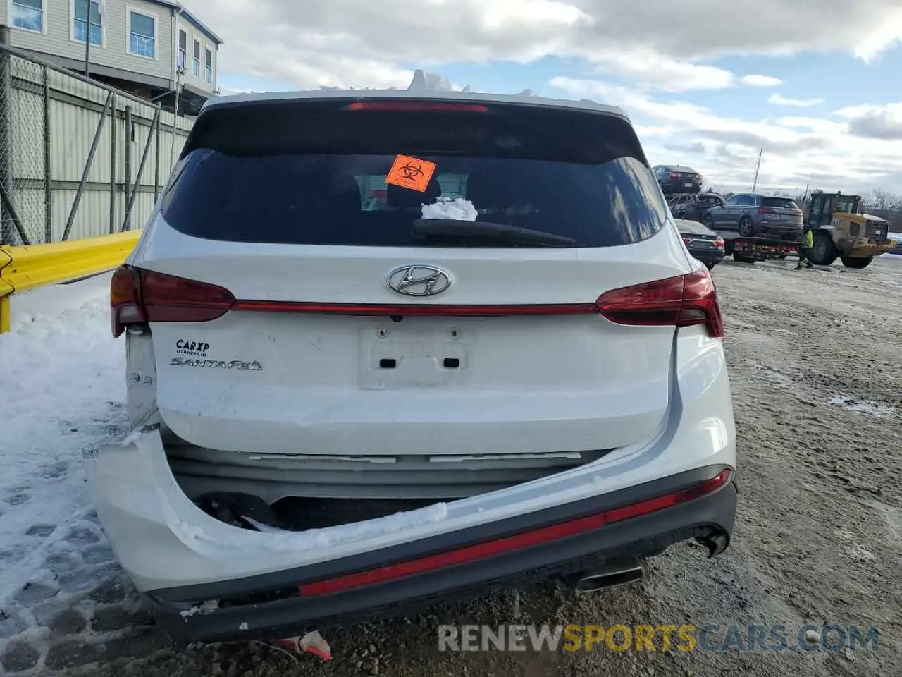 6 fotografías del automóvil dañado 5NMS14AJ2MH329759 HYUNDAI SANTA FE 2021