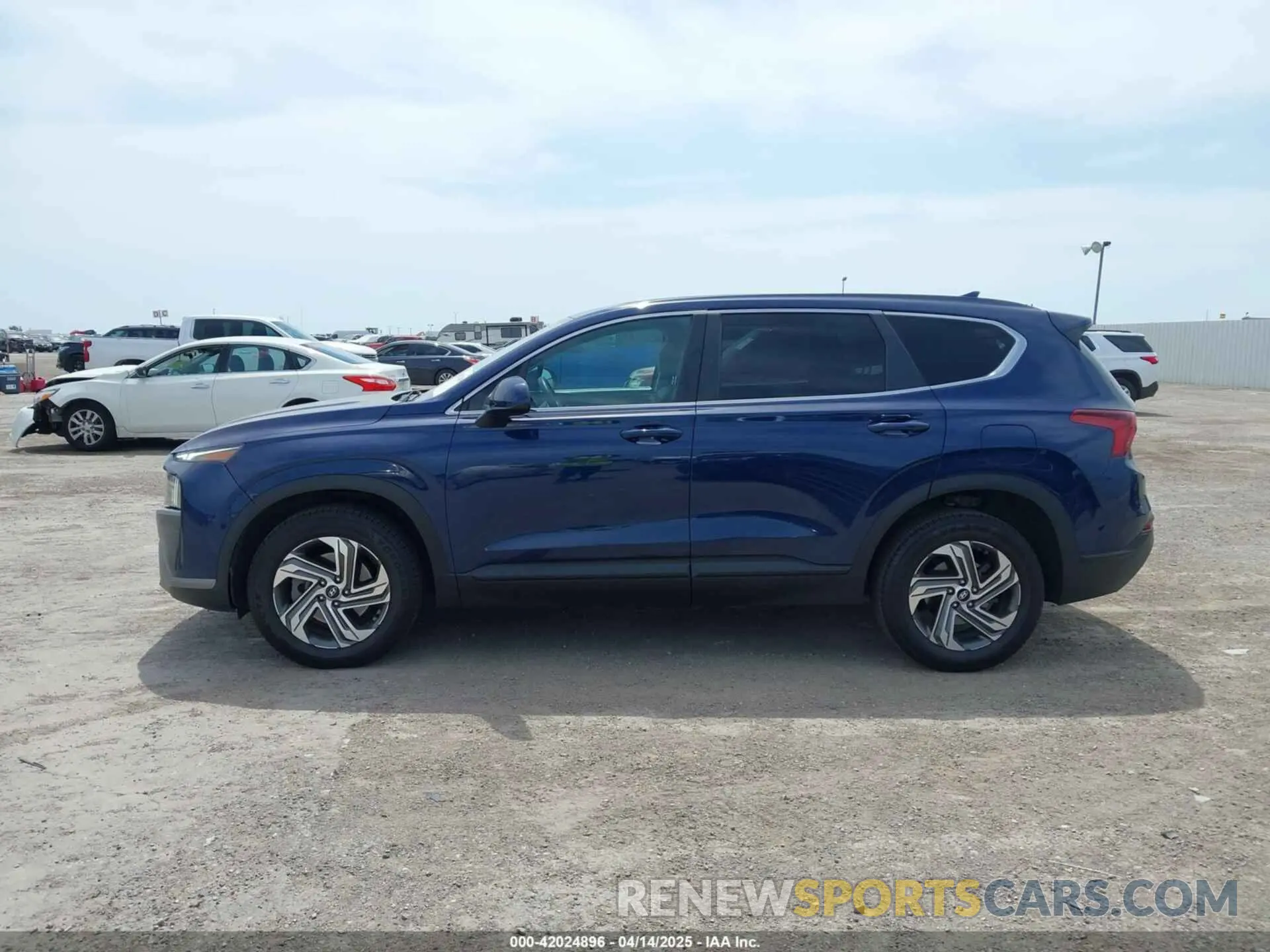 14 fotografías del automóvil dañado 5NMS14AJ2MH339403 HYUNDAI SANTA FE 2021