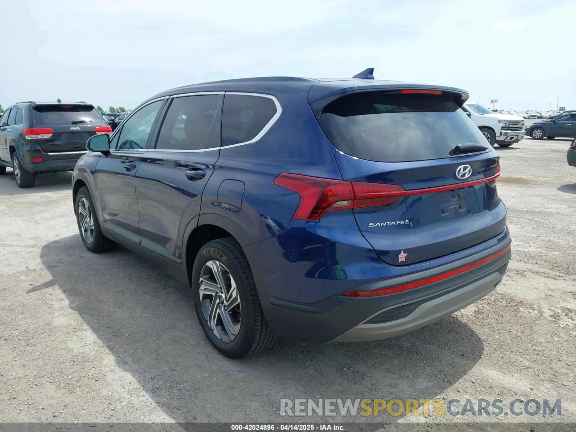 3 fotografías del automóvil dañado 5NMS14AJ2MH339403 HYUNDAI SANTA FE 2021