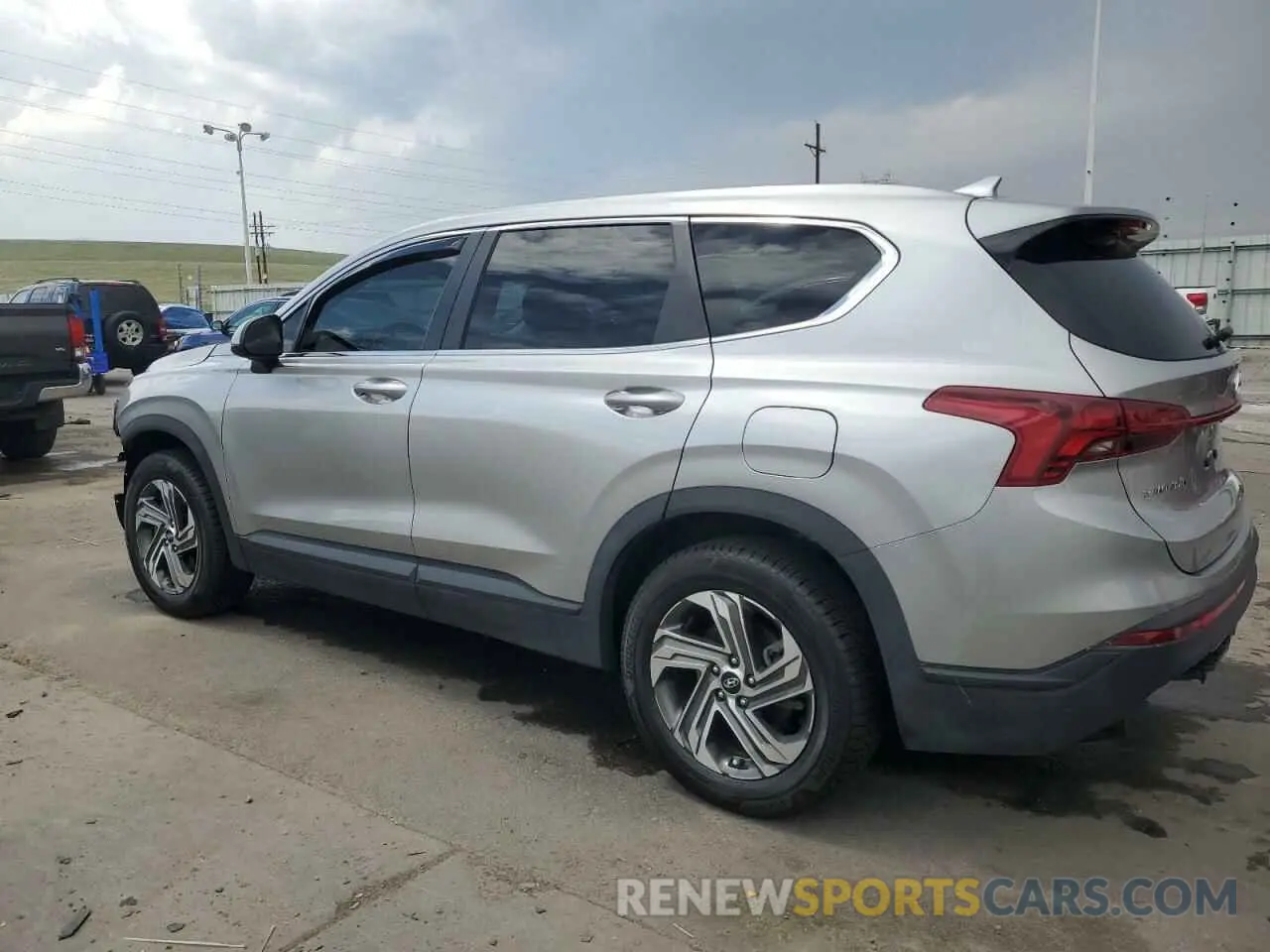 2 fotografías del automóvil dañado 5NMS14AJ3MH340916 HYUNDAI SANTA FE 2021