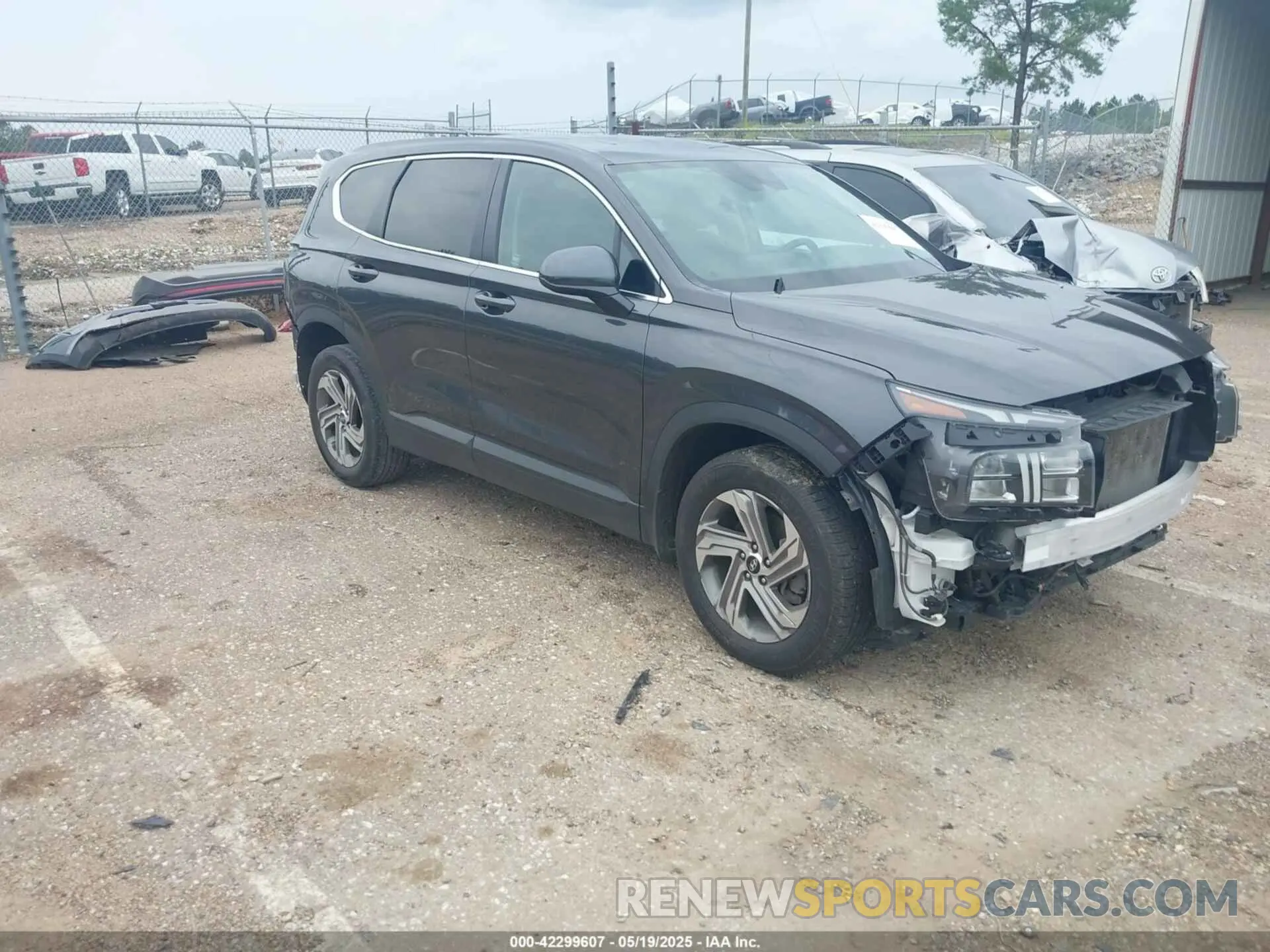 1 fotografías del automóvil dañado 5NMS14AJ5MH346250 HYUNDAI SANTA FE 2021