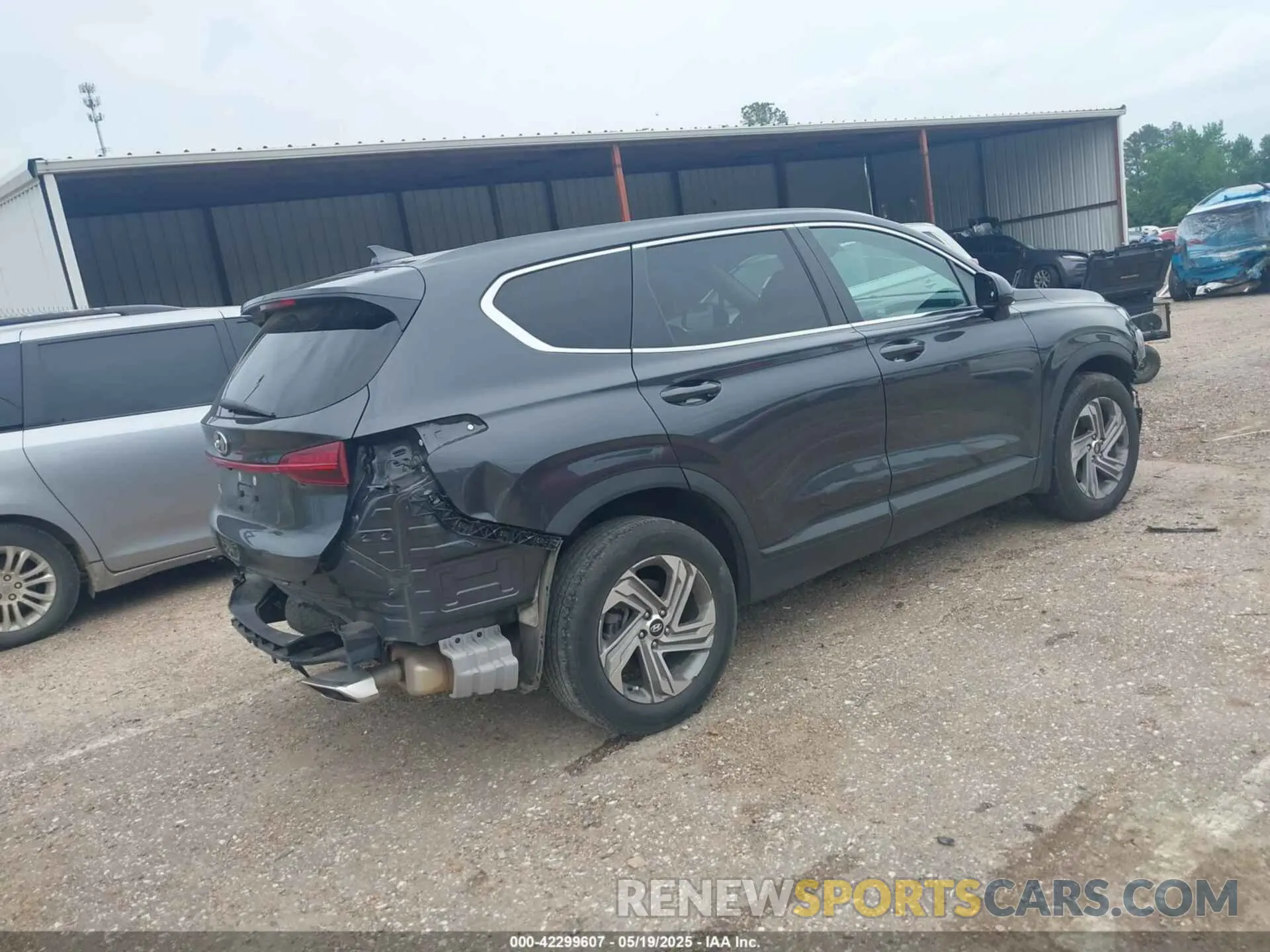 4 fotografías del automóvil dañado 5NMS14AJ5MH346250 HYUNDAI SANTA FE 2021