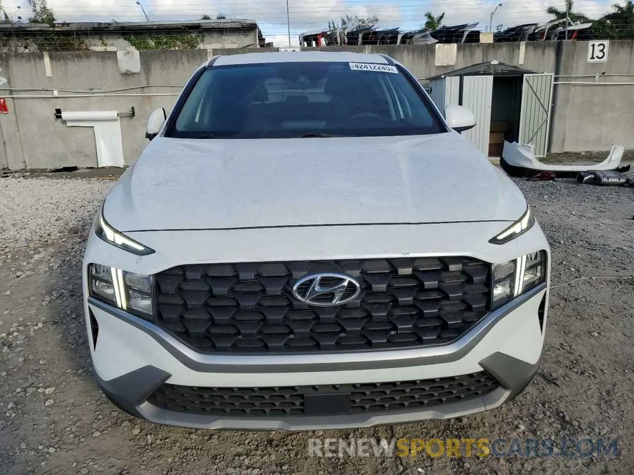 5 fotografías del automóvil dañado 5NMS14AJ9MH337874 HYUNDAI SANTA FE 2021