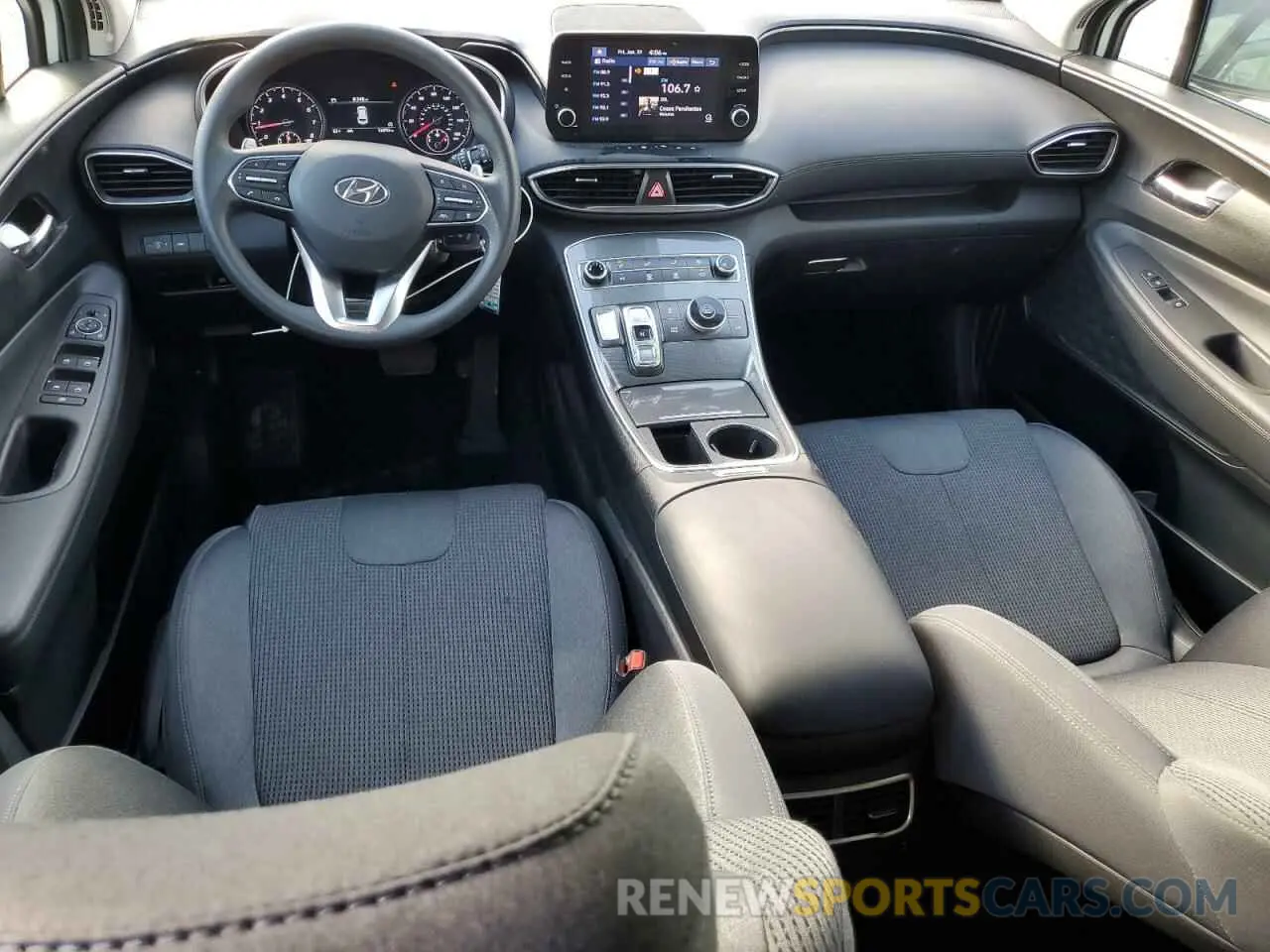 8 fotografías del automóvil dañado 5NMS14AJ9MH337874 HYUNDAI SANTA FE 2021