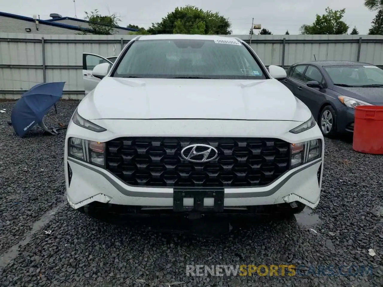 5 fotografías del automóvil dañado 5NMS14AJ9MH361804 HYUNDAI SANTA FE 2021