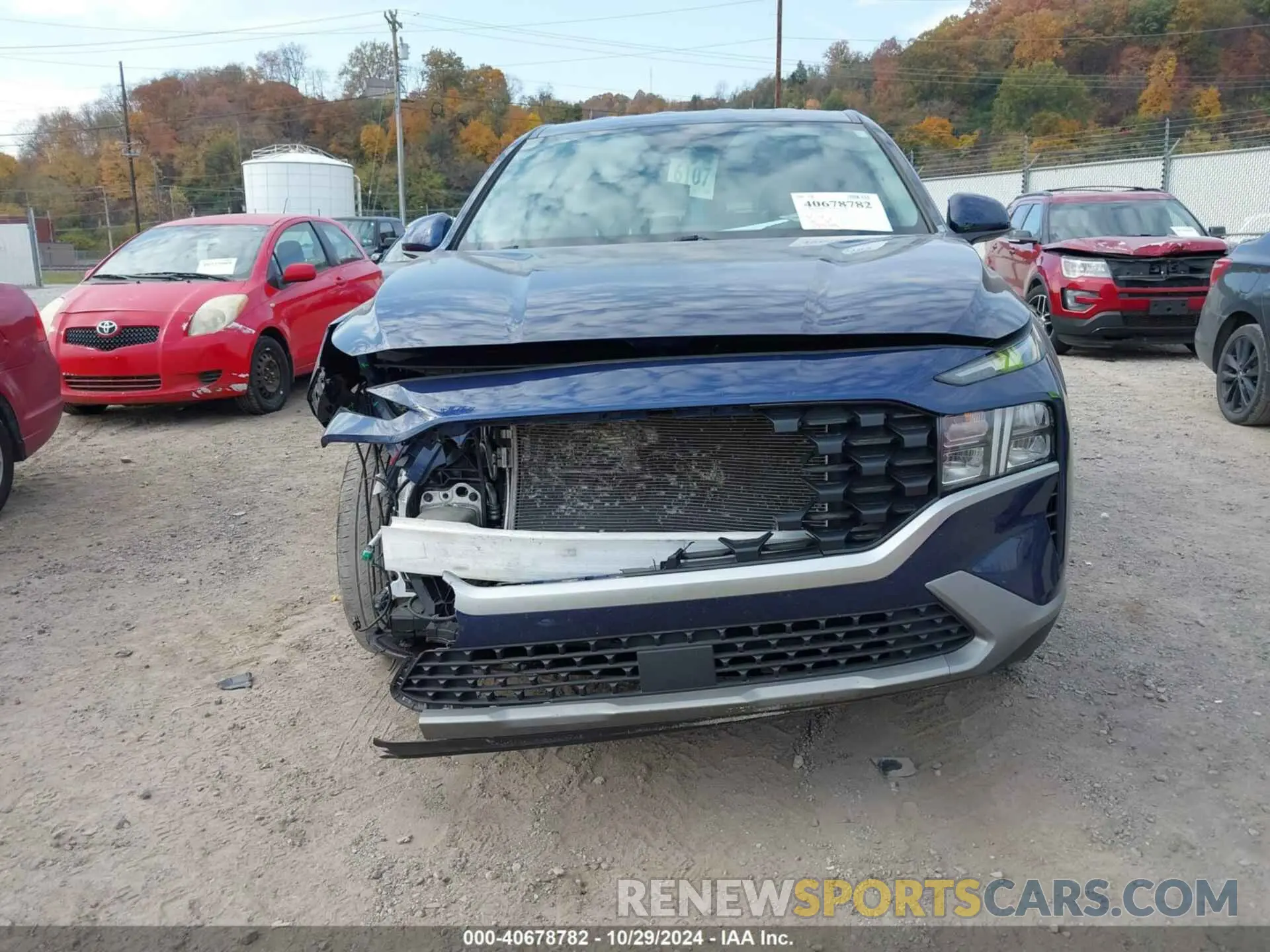 12 fotografías del automóvil dañado 5NMS1DAJ2MH366410 HYUNDAI SANTA FE 2021