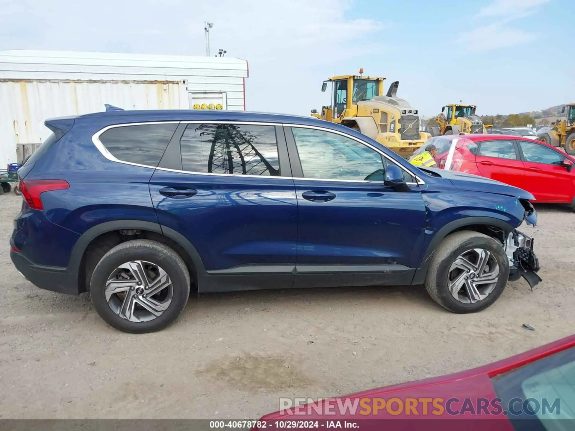 13 fotografías del automóvil dañado 5NMS1DAJ2MH366410 HYUNDAI SANTA FE 2021