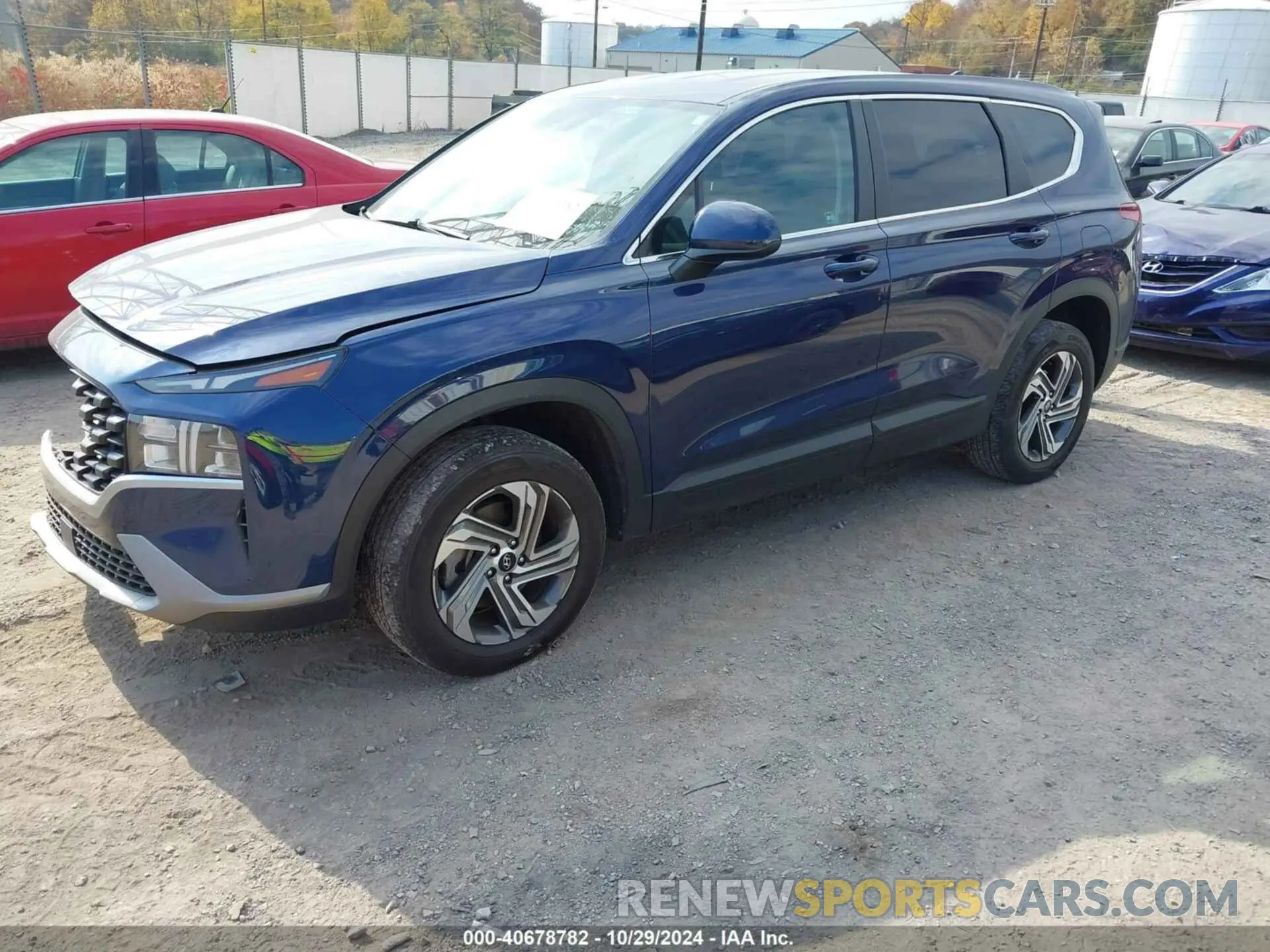 2 fotografías del automóvil dañado 5NMS1DAJ2MH366410 HYUNDAI SANTA FE 2021