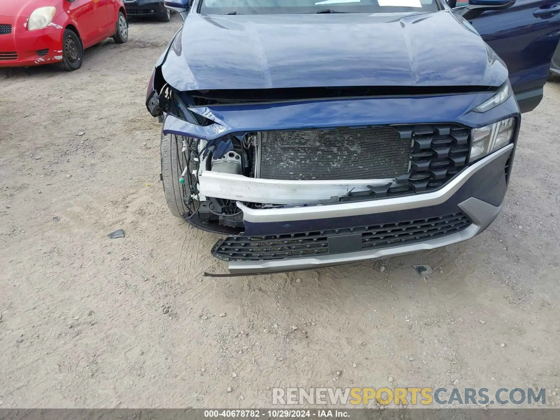 6 fotografías del automóvil dañado 5NMS1DAJ2MH366410 HYUNDAI SANTA FE 2021
