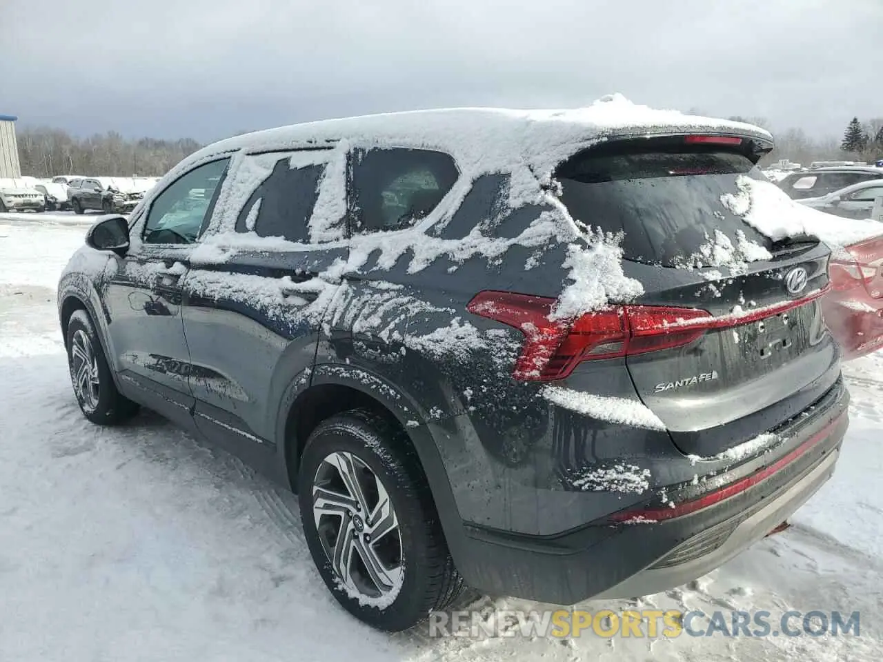 2 fotografías del automóvil dañado 5NMS1DAJ4MH347227 HYUNDAI SANTA FE 2021
