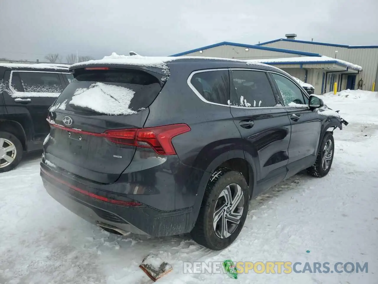 3 fotografías del automóvil dañado 5NMS1DAJ4MH347227 HYUNDAI SANTA FE 2021
