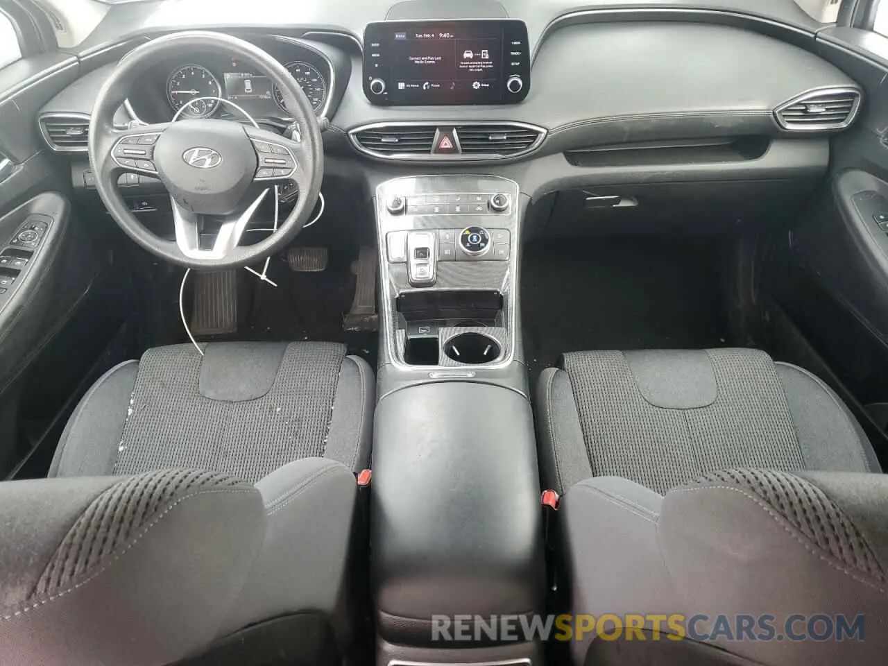 8 fotografías del automóvil dañado 5NMS1DAJ4MH347227 HYUNDAI SANTA FE 2021
