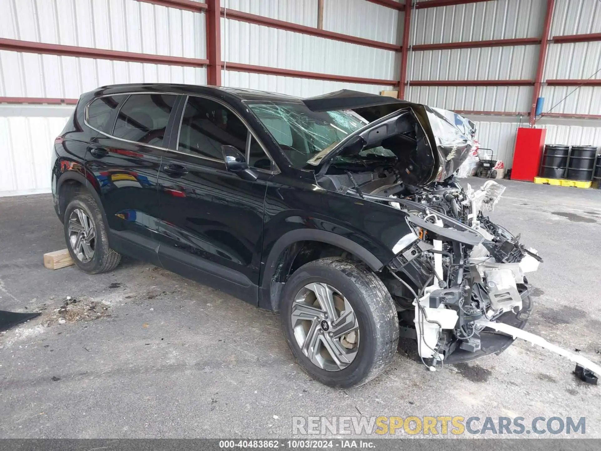 1 fotografías del automóvil dañado 5NMS1DAJ7MH311791 HYUNDAI SANTA FE 2021