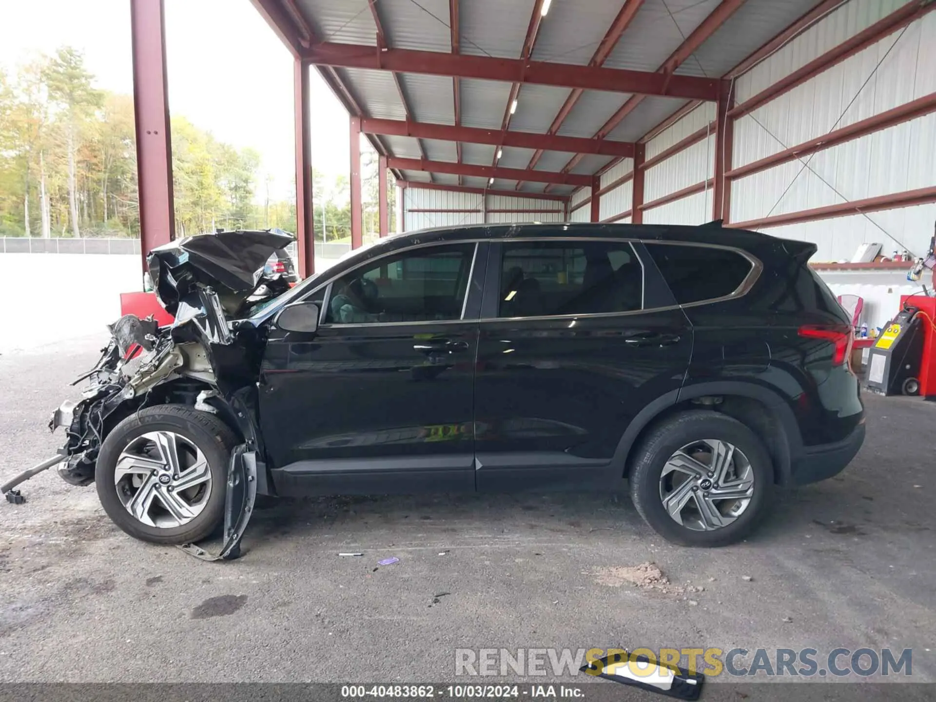 14 fotografías del automóvil dañado 5NMS1DAJ7MH311791 HYUNDAI SANTA FE 2021