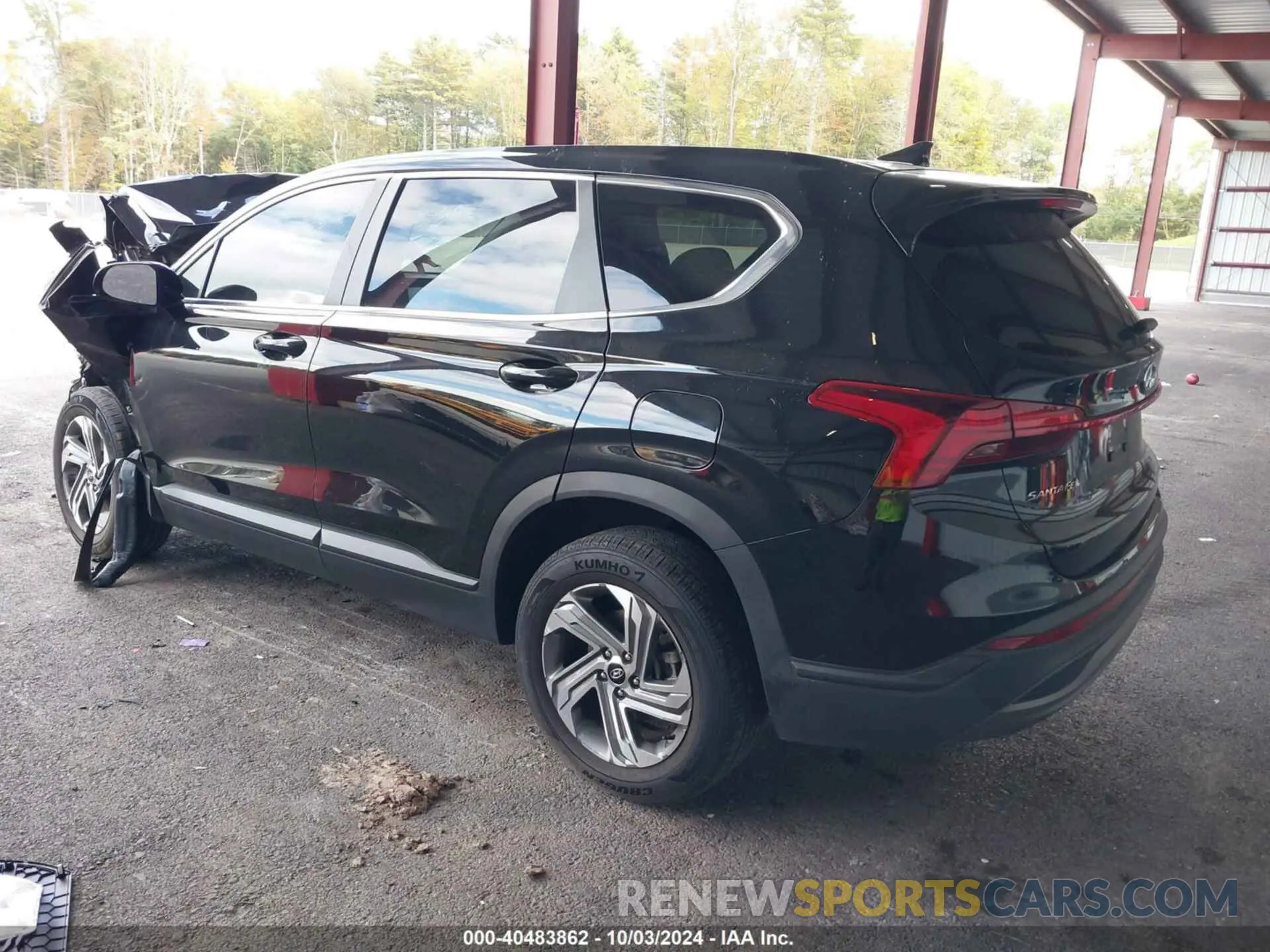 3 fotografías del automóvil dañado 5NMS1DAJ7MH311791 HYUNDAI SANTA FE 2021