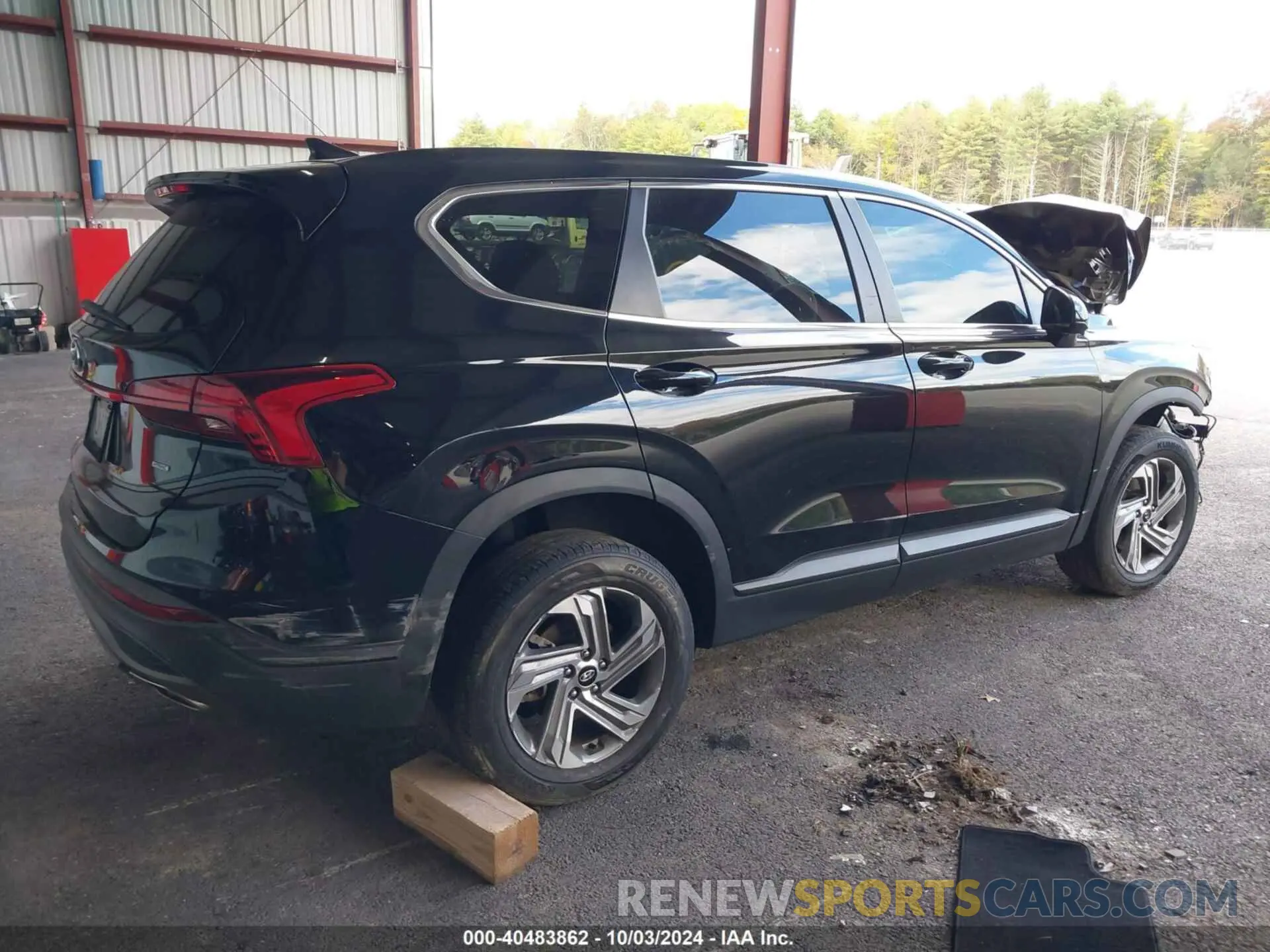 4 fotografías del automóvil dañado 5NMS1DAJ7MH311791 HYUNDAI SANTA FE 2021