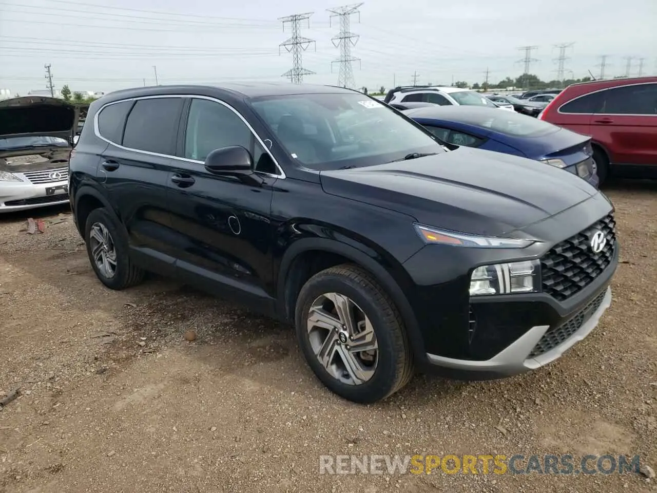 4 fotografías del automóvil dañado 5NMS1DAJ9MH322226 HYUNDAI SANTA FE 2021