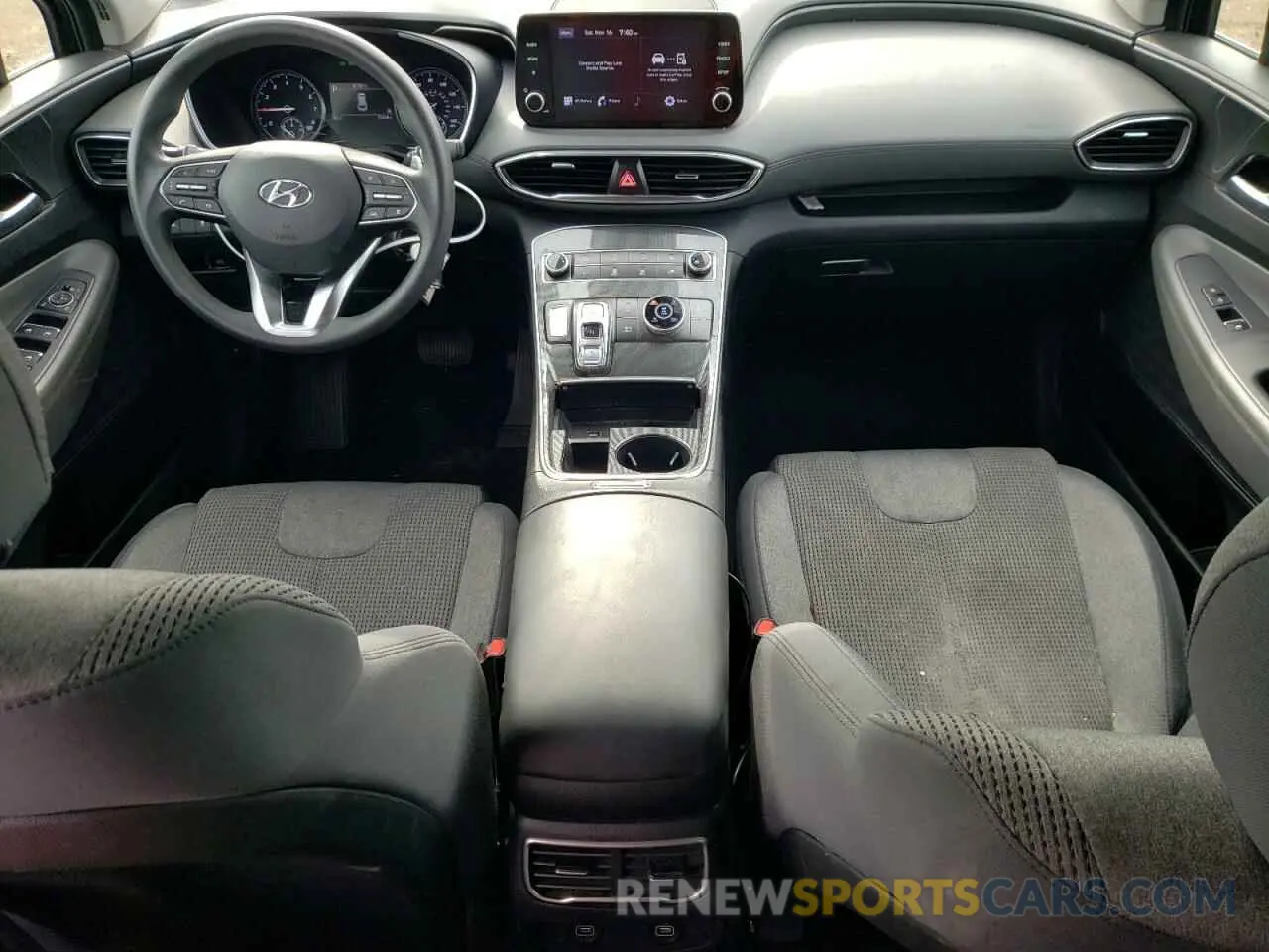 8 fotografías del automóvil dañado 5NMS1DAJ9MH322226 HYUNDAI SANTA FE 2021