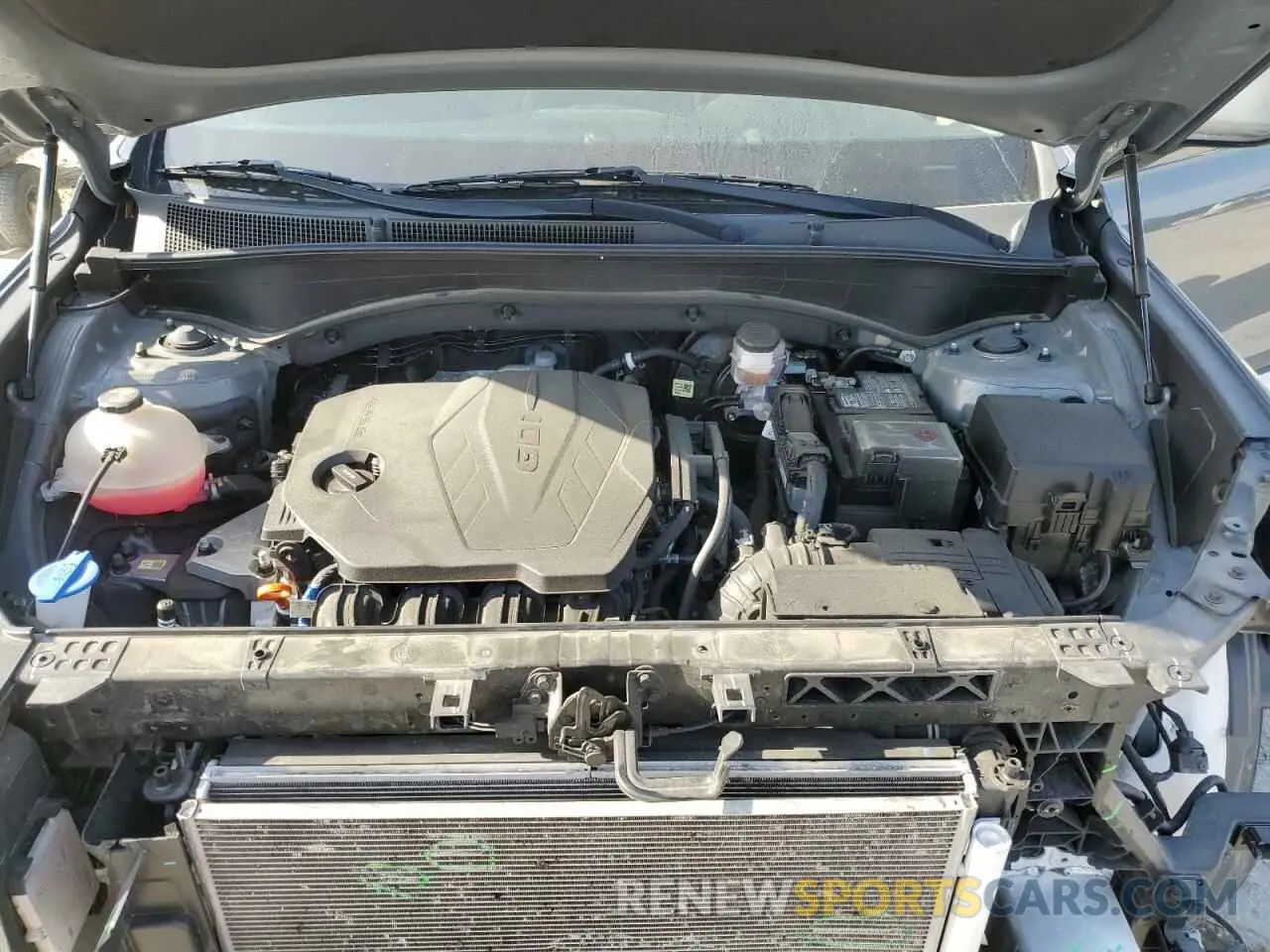 12 fotografías del automóvil dañado 5NMS24AJ3MH350424 HYUNDAI SANTA FE 2021