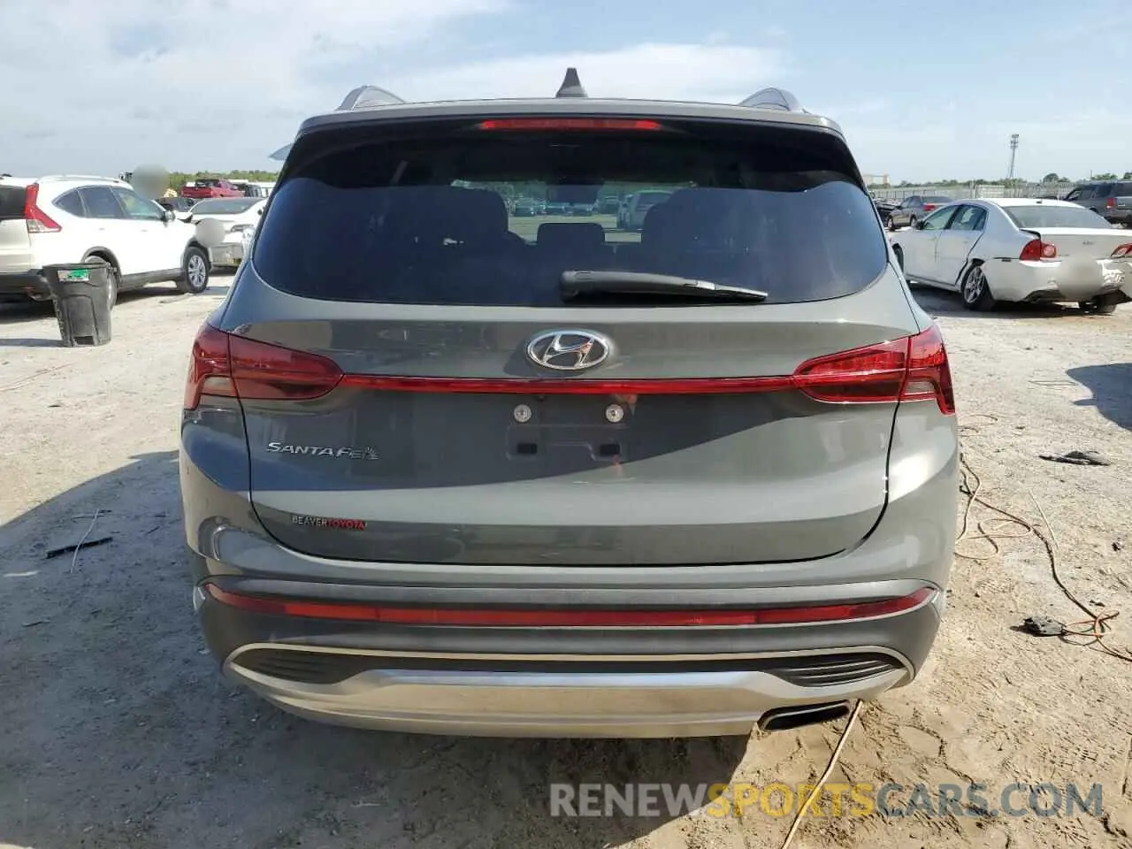 6 fotografías del automóvil dañado 5NMS24AJ3MH350424 HYUNDAI SANTA FE 2021
