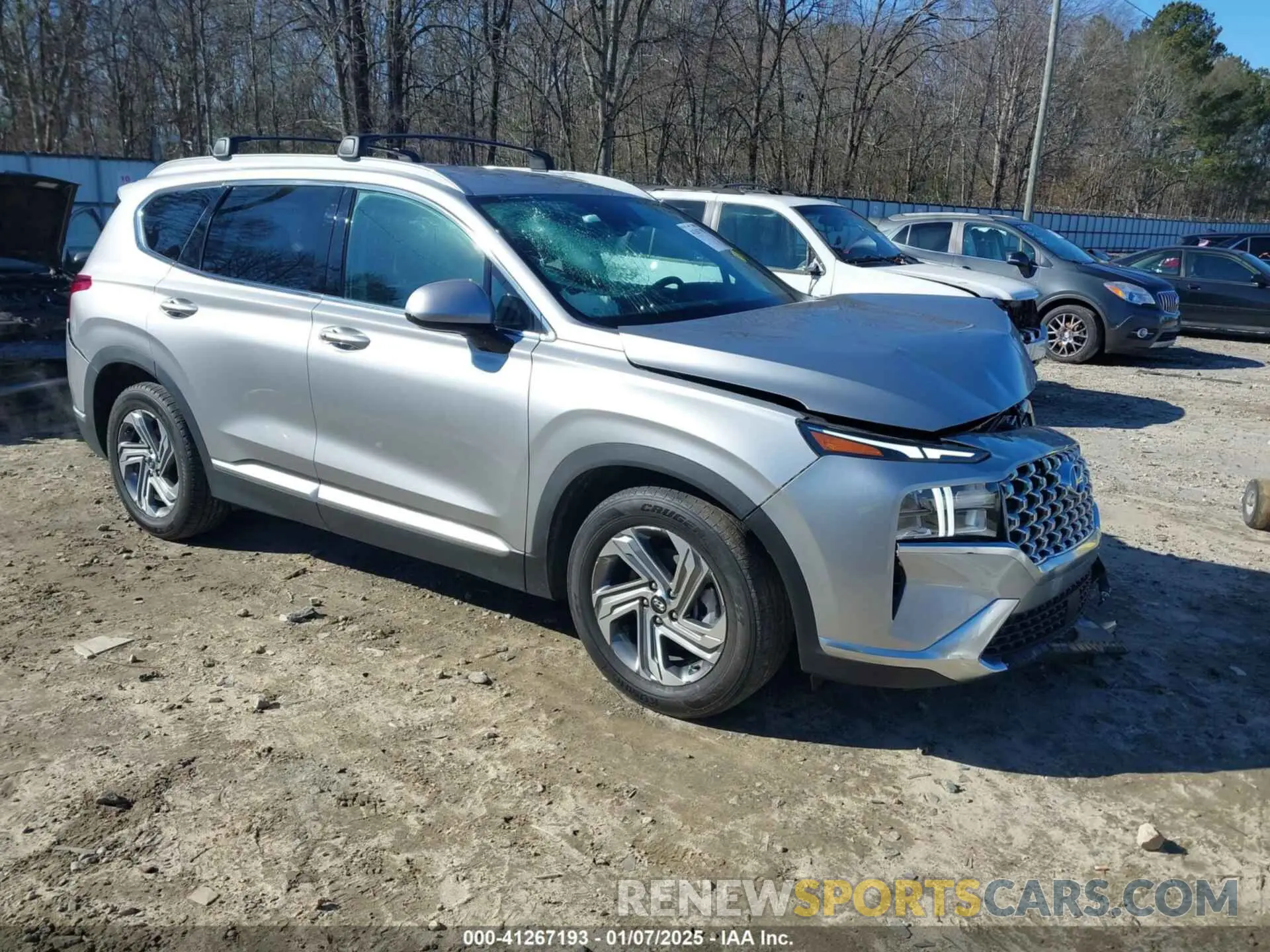 1 fotografías del automóvil dañado 5NMS24AJ5MH361862 HYUNDAI SANTA FE 2021