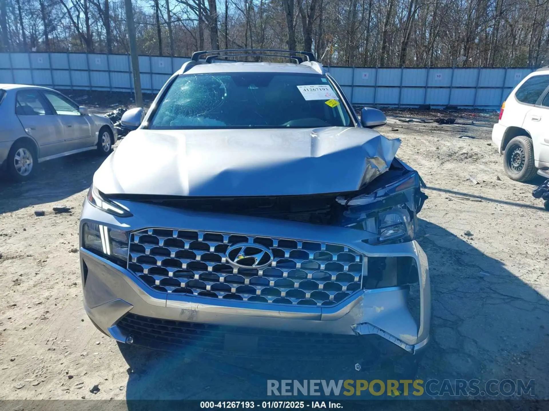 12 fotografías del automóvil dañado 5NMS24AJ5MH361862 HYUNDAI SANTA FE 2021