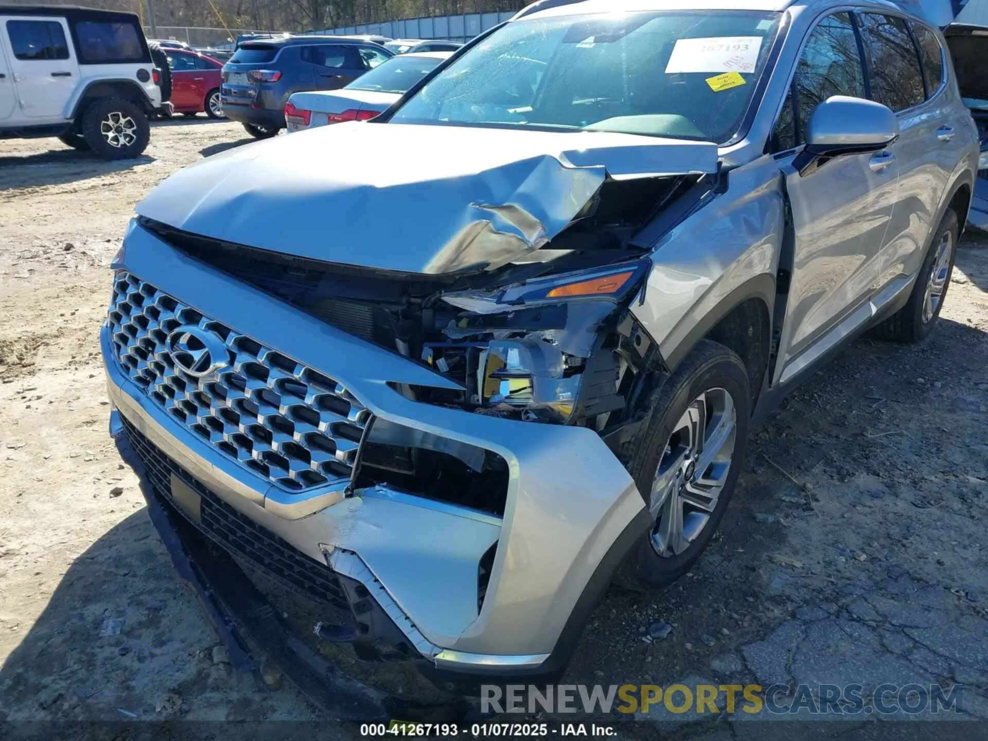 6 fotografías del automóvil dañado 5NMS24AJ5MH361862 HYUNDAI SANTA FE 2021
