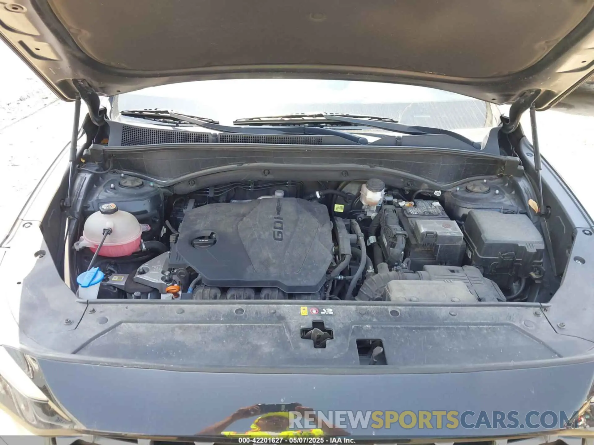 10 fotografías del automóvil dañado 5NMS24AJ7MH307365 HYUNDAI SANTA FE 2021