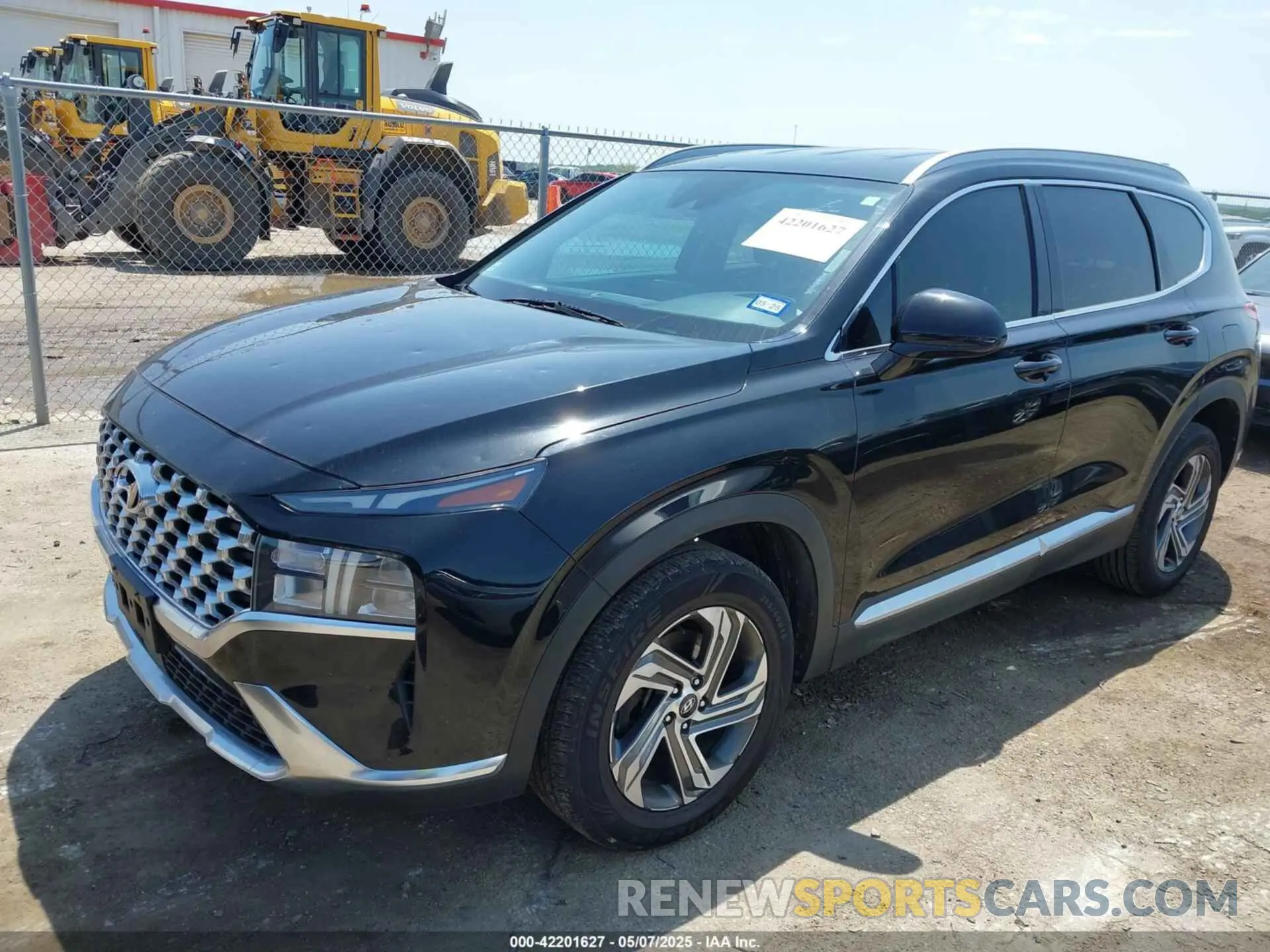 2 fotografías del automóvil dañado 5NMS24AJ7MH307365 HYUNDAI SANTA FE 2021