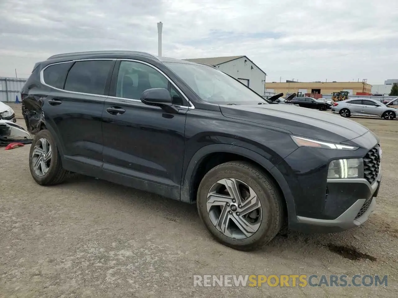 4 fotografías del automóvil dañado 5NMS24AJ7MH324134 HYUNDAI SANTA FE 2021