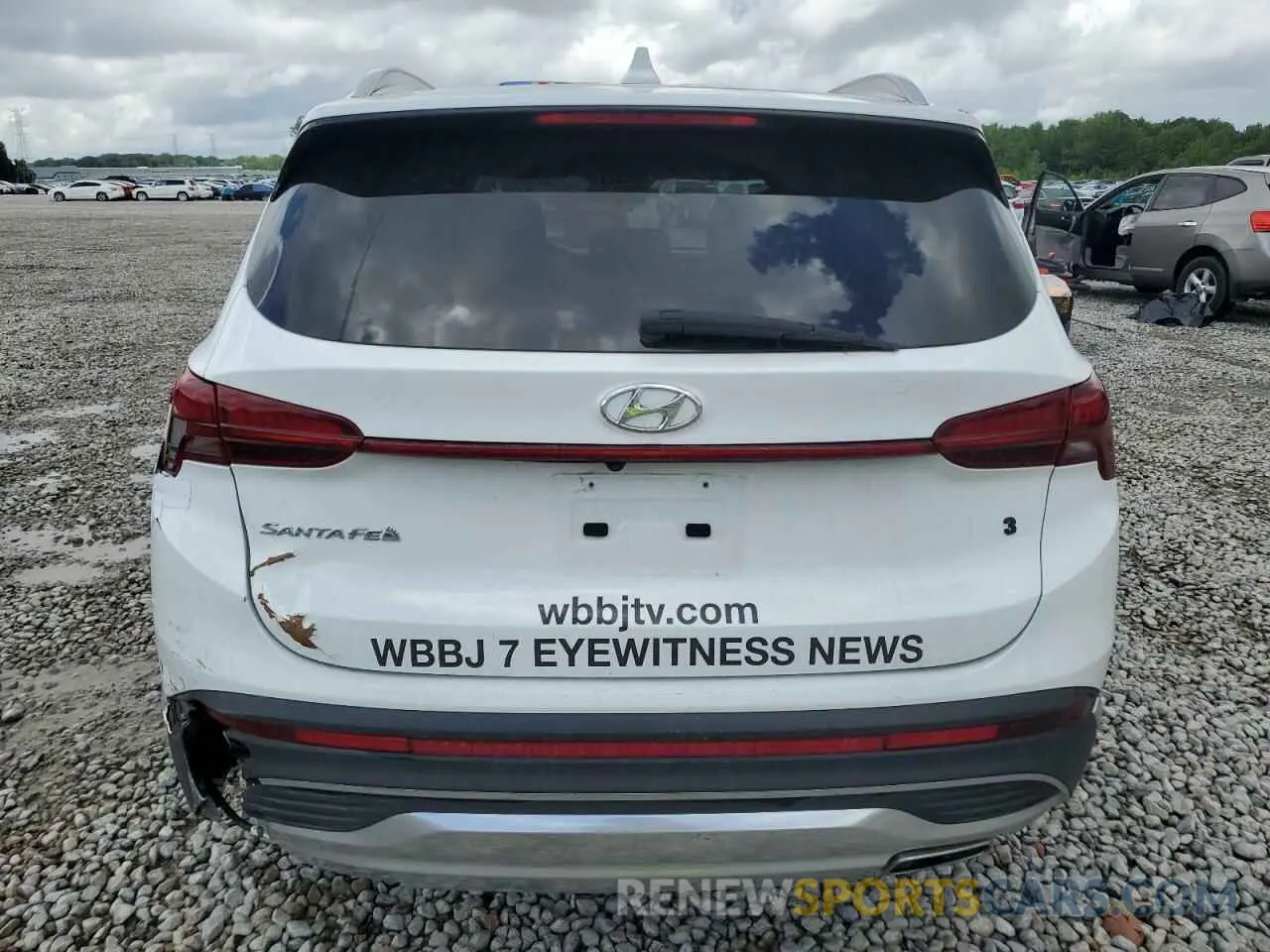 6 fotografías del automóvil dañado 5NMS24AJ8MH320075 HYUNDAI SANTA FE 2021