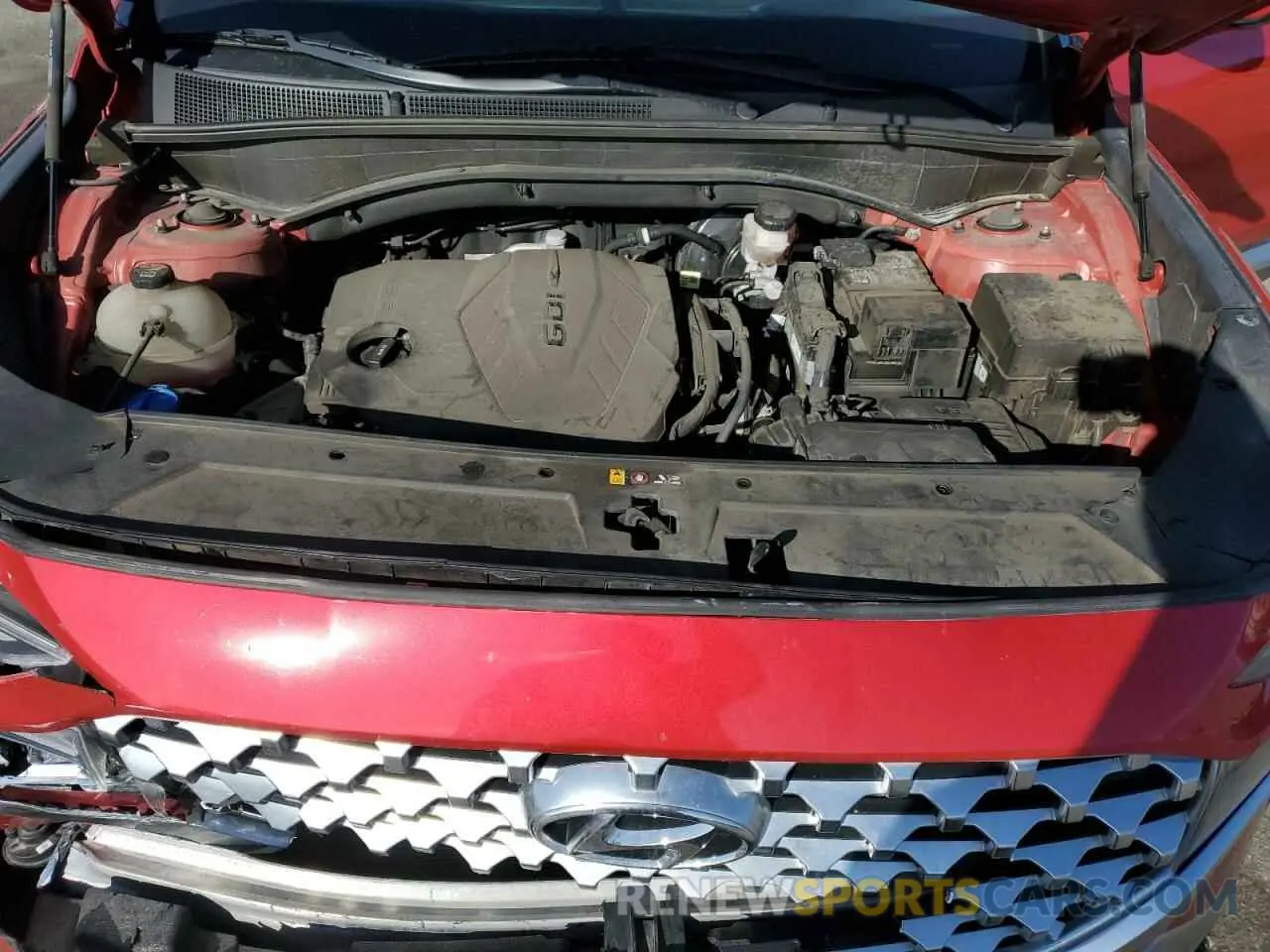 12 fotografías del automóvil dañado 5NMS24AJ8MH332761 HYUNDAI SANTA FE 2021